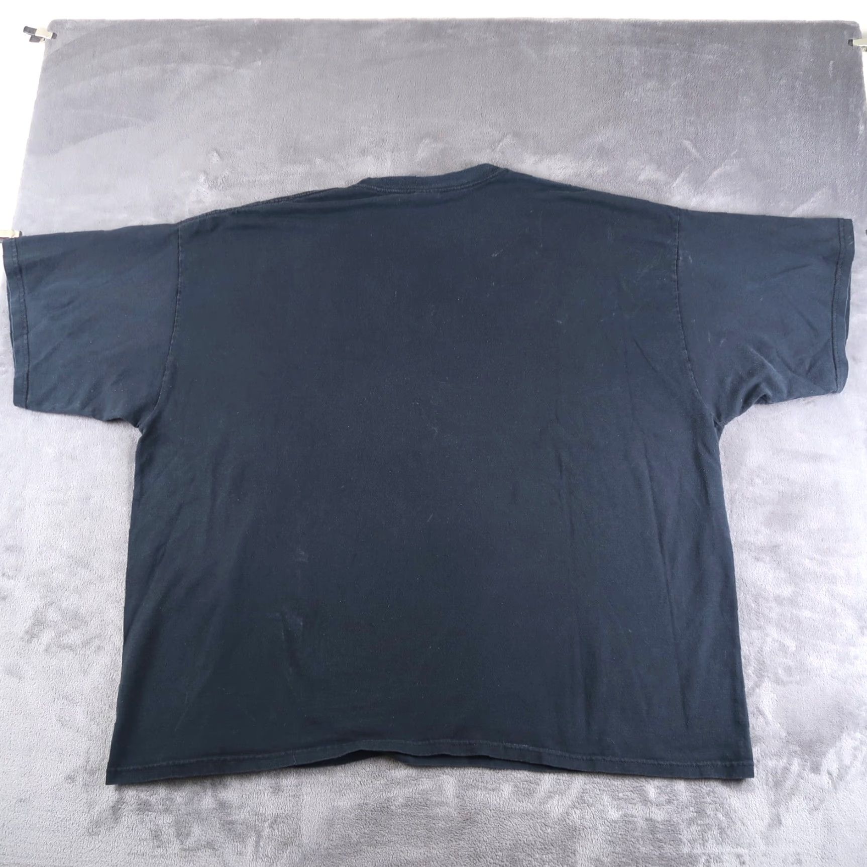 Gildan Vintage Y2K Jack The Ripper T Shirt Mens 4XL Gothic Black Cotton Graphic Print Crew Neck Short Sleeve Mild stain (as pictured) Size US XXL / EU 58 / 5 - 2 Thumbnail