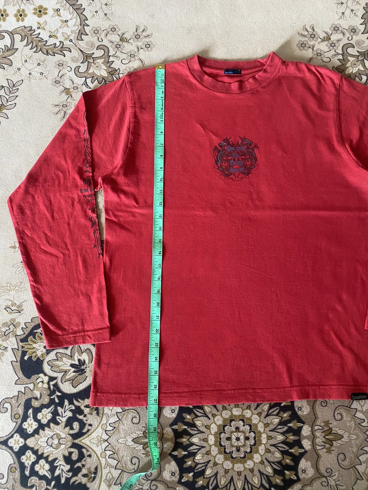 Japanese Brand Vintage Out Reef Doragon Are Energy Symbol T-Shirt Size US L / EU 52-54 / 3 - 12 Thumbnail