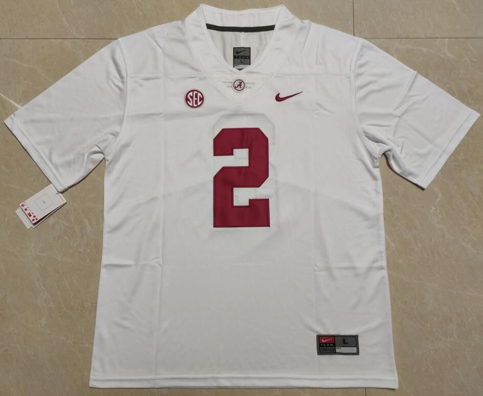 Other Men's Alabama Crimson Tide #2 Ryan Williams Jerseys White Size US M / EU 48-50 / 2 - 3 Thumbnail