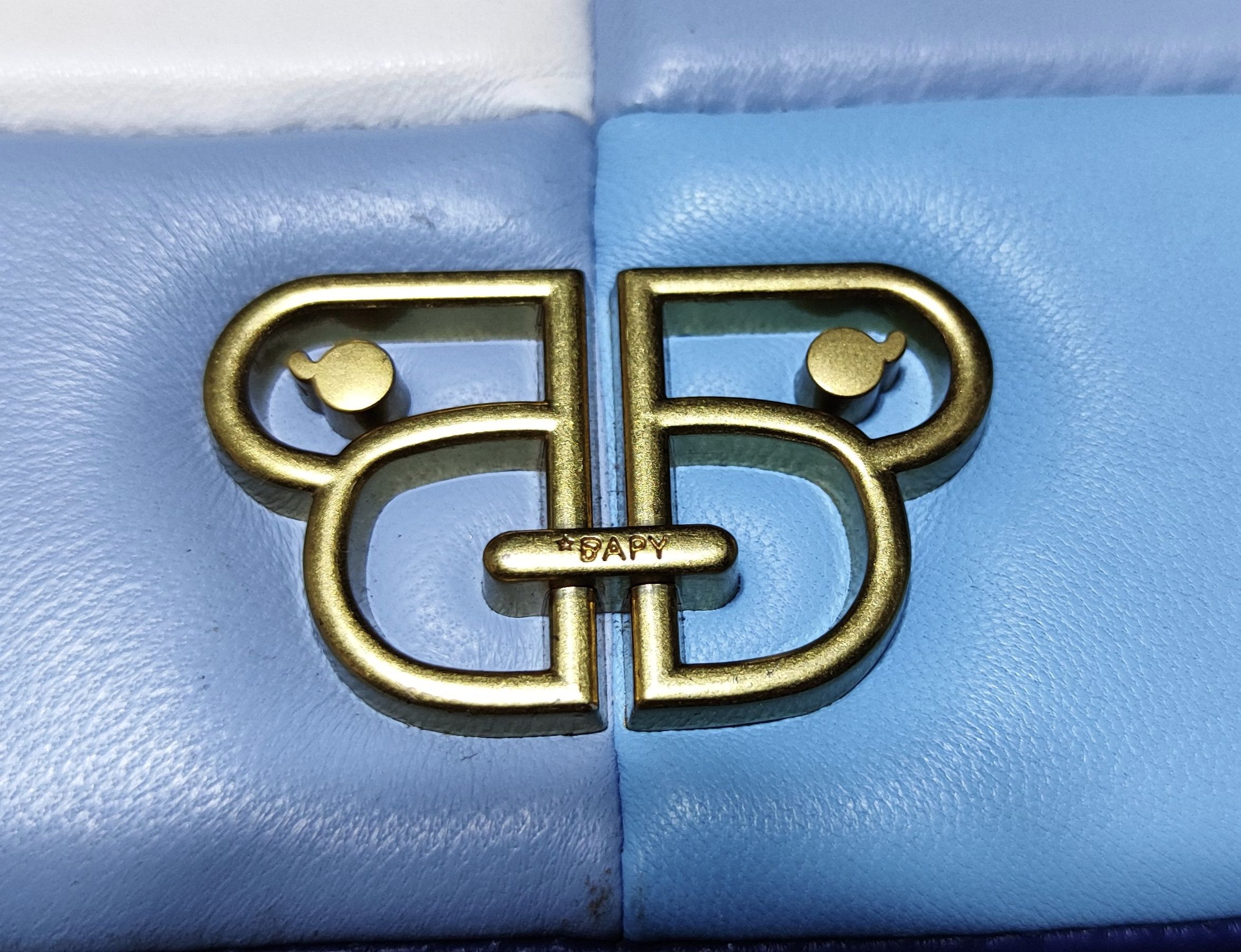 Bape BAPY BY *A BATHING APE® Logo-Plaque Leather Mini Bag Size ONE SIZE - 11 Thumbnail