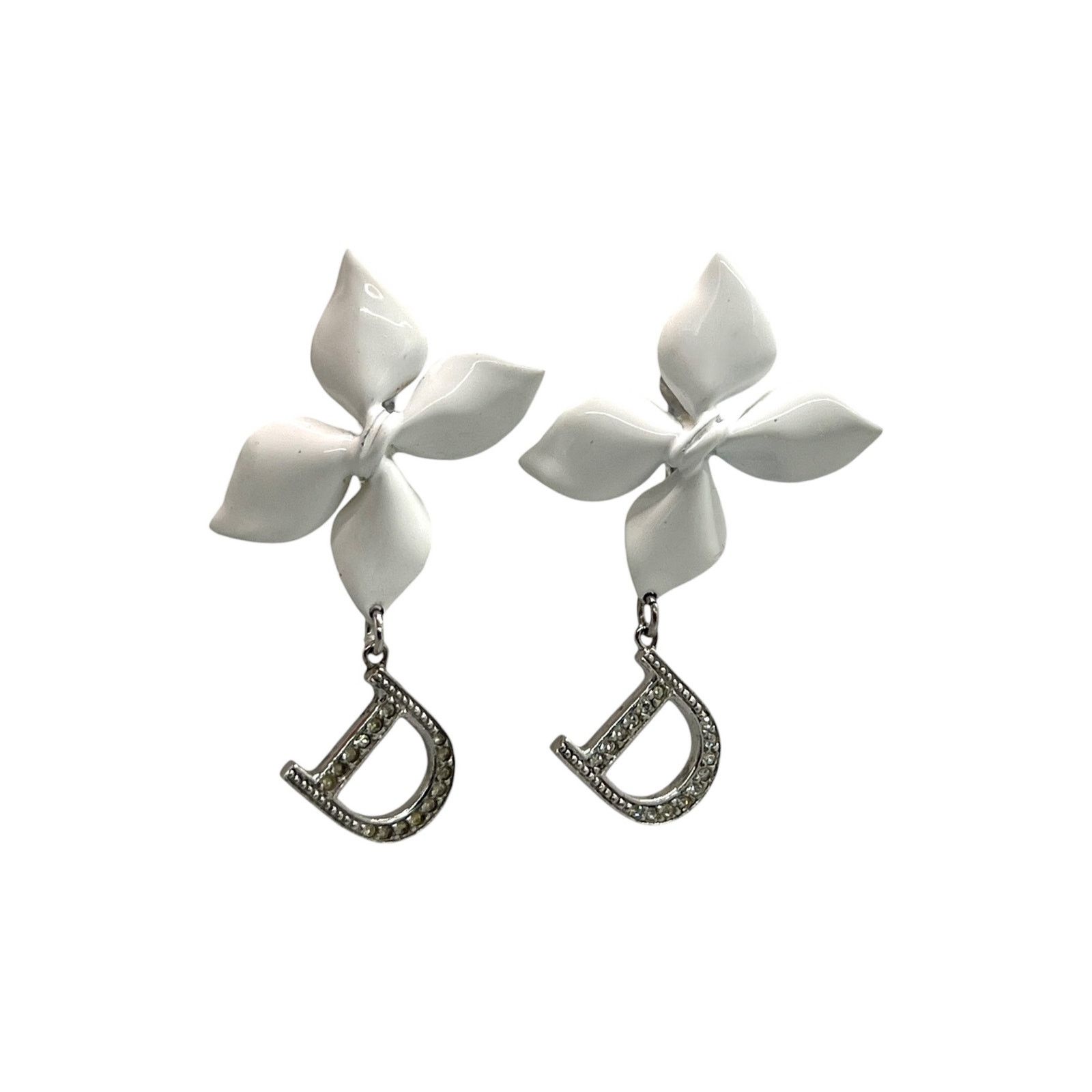 Dior Dior Vintage Flower Earrings Size ONE SIZE - 1 Thumbnail