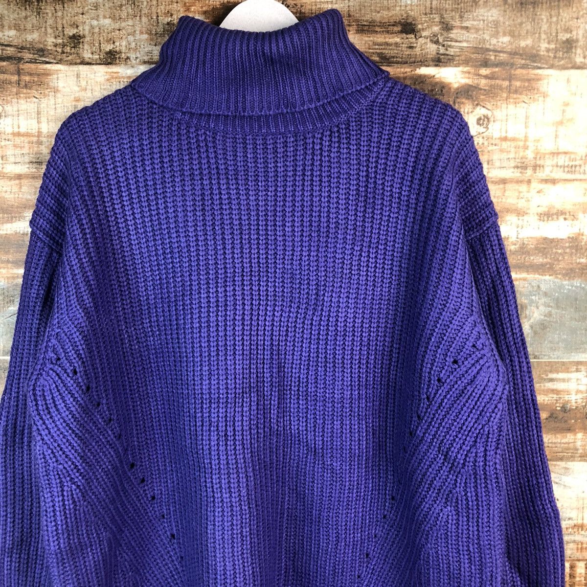 Homespun Knitwear × LOWRYS FARM Lowyrs Farm Purple Knitwear #A2349 Size XL / US 12-14 / IT 48-50 - 5 Thumbnail