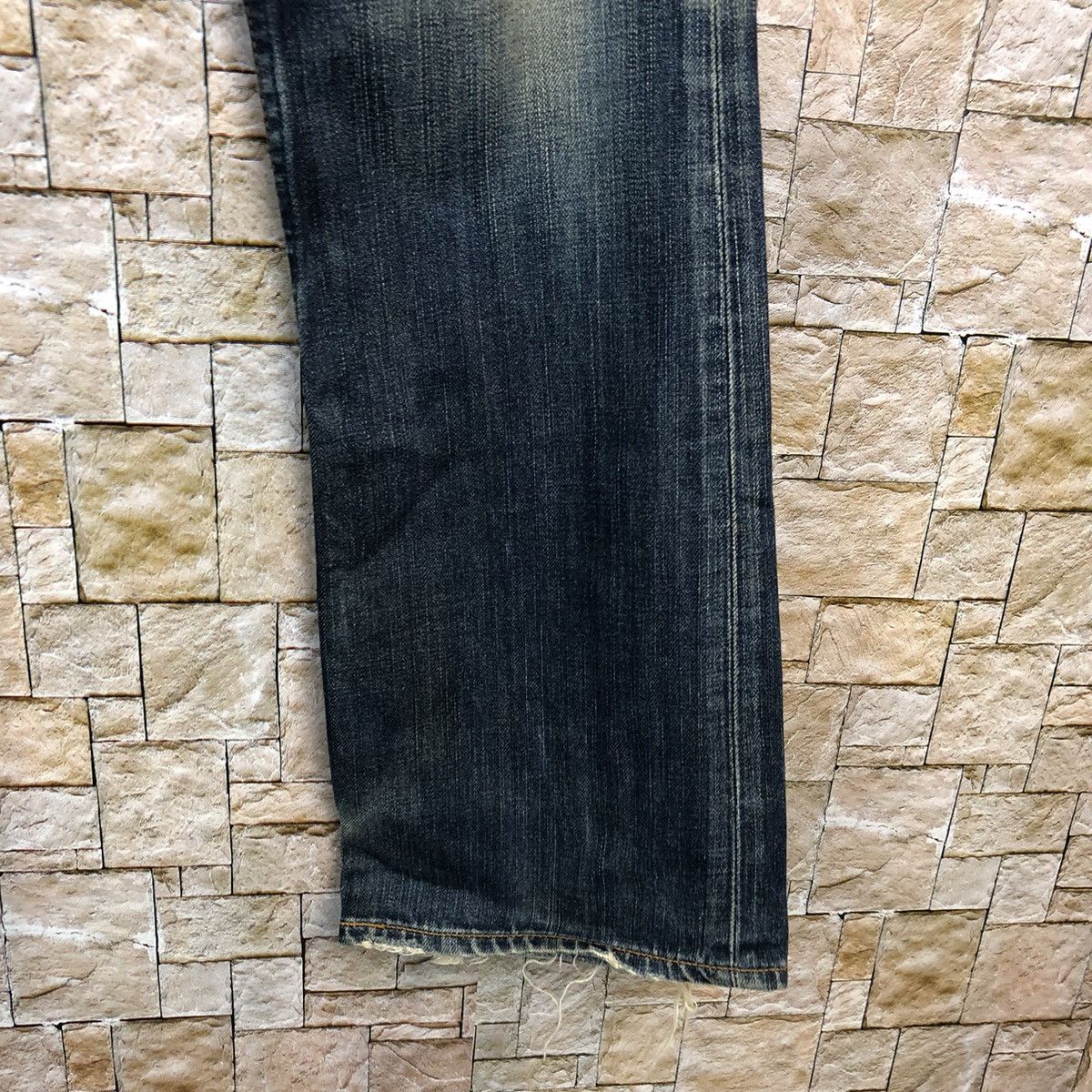 Levi's 707 Levis Blue vintage ripped Distressed Denim Pants #A588 Size US 29 - 13 Thumbnail