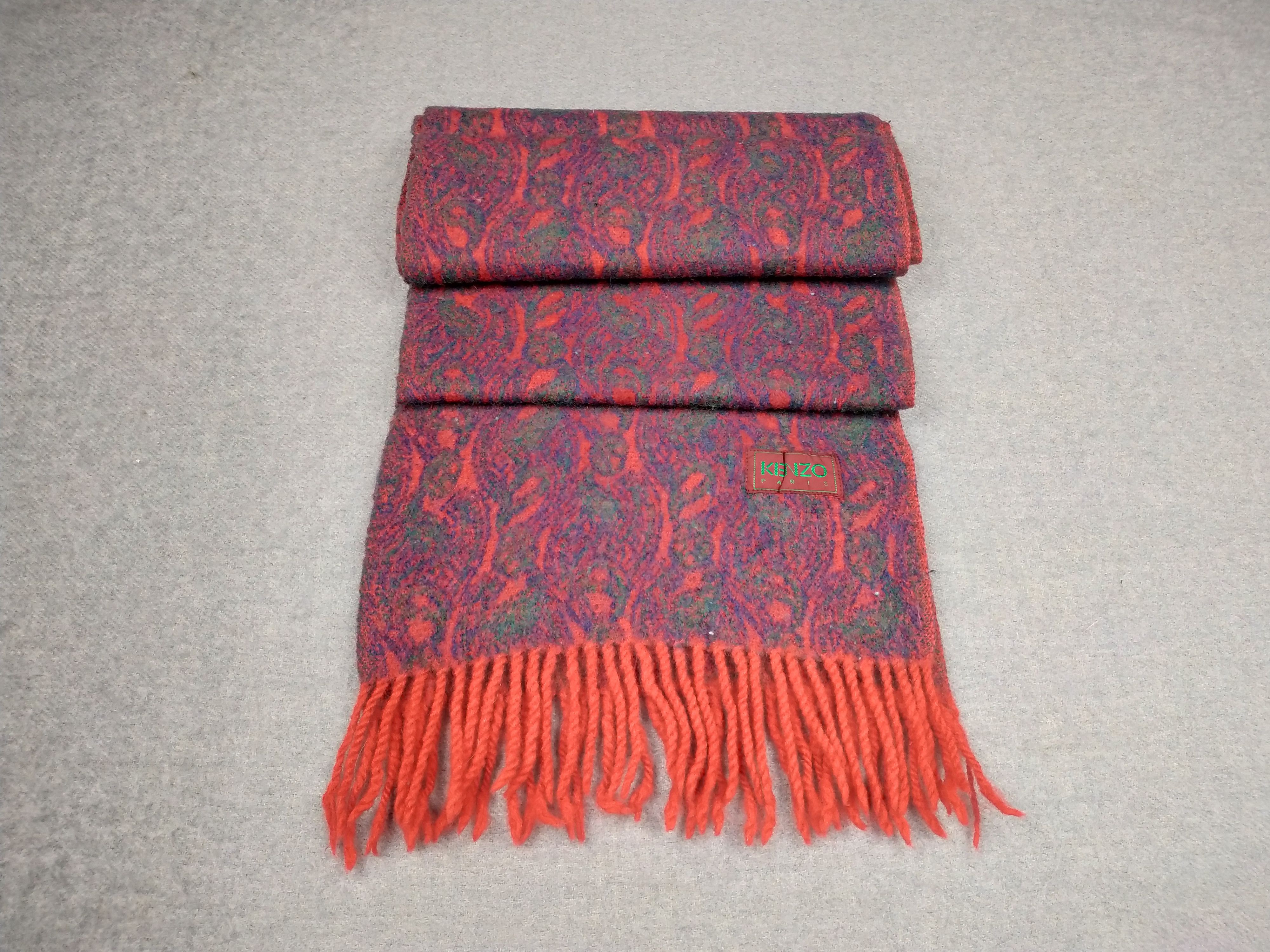 Vintage Kenzo Scarf / Muffler / Neckwear - WW730 Size ONE SIZE - 4 Thumbnail