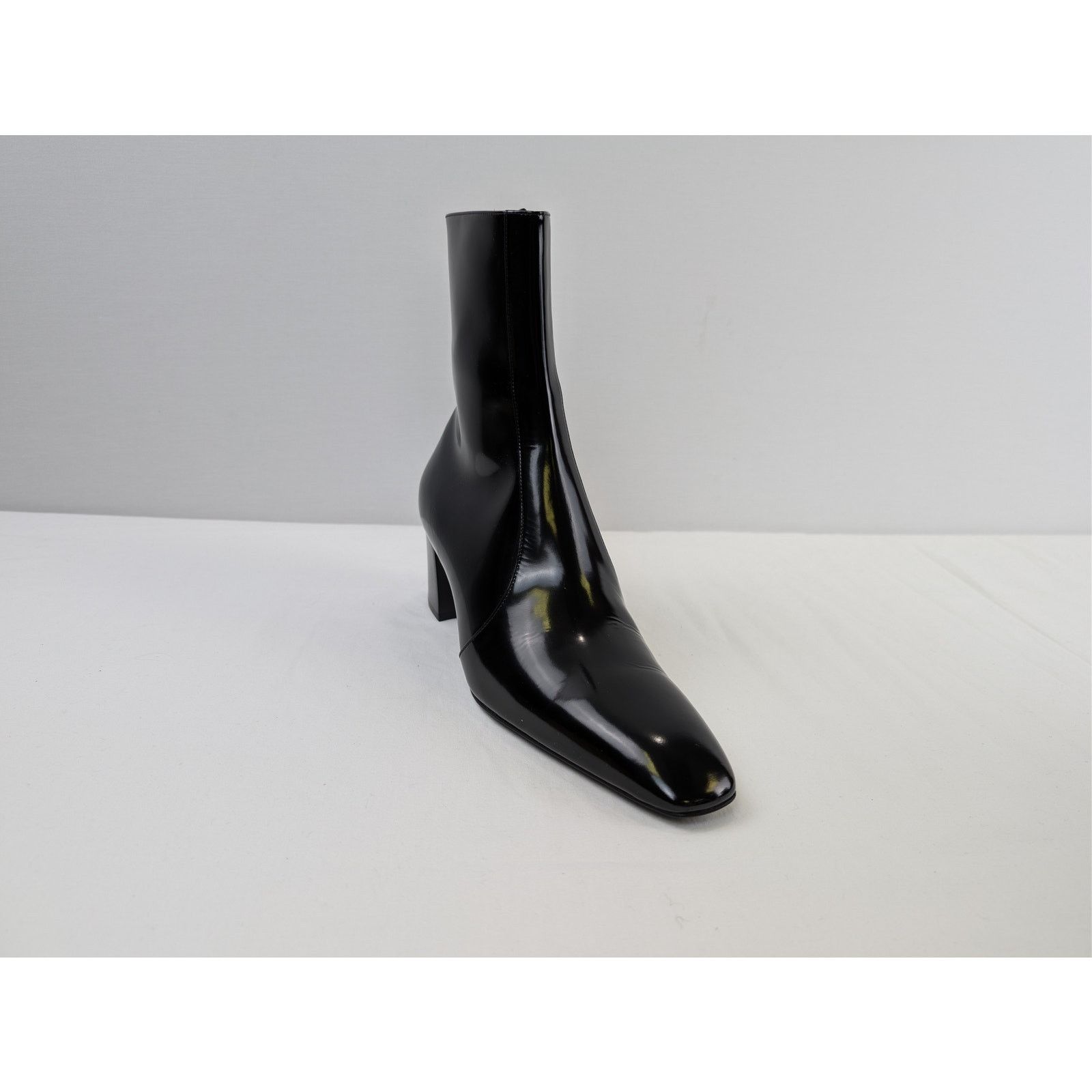 Saint Laurent Paris o1rshd1 / 555 / XIV 70 Zipped Boots in Black Size US 8.5 / EU 41-42 - 2 Thumbnail