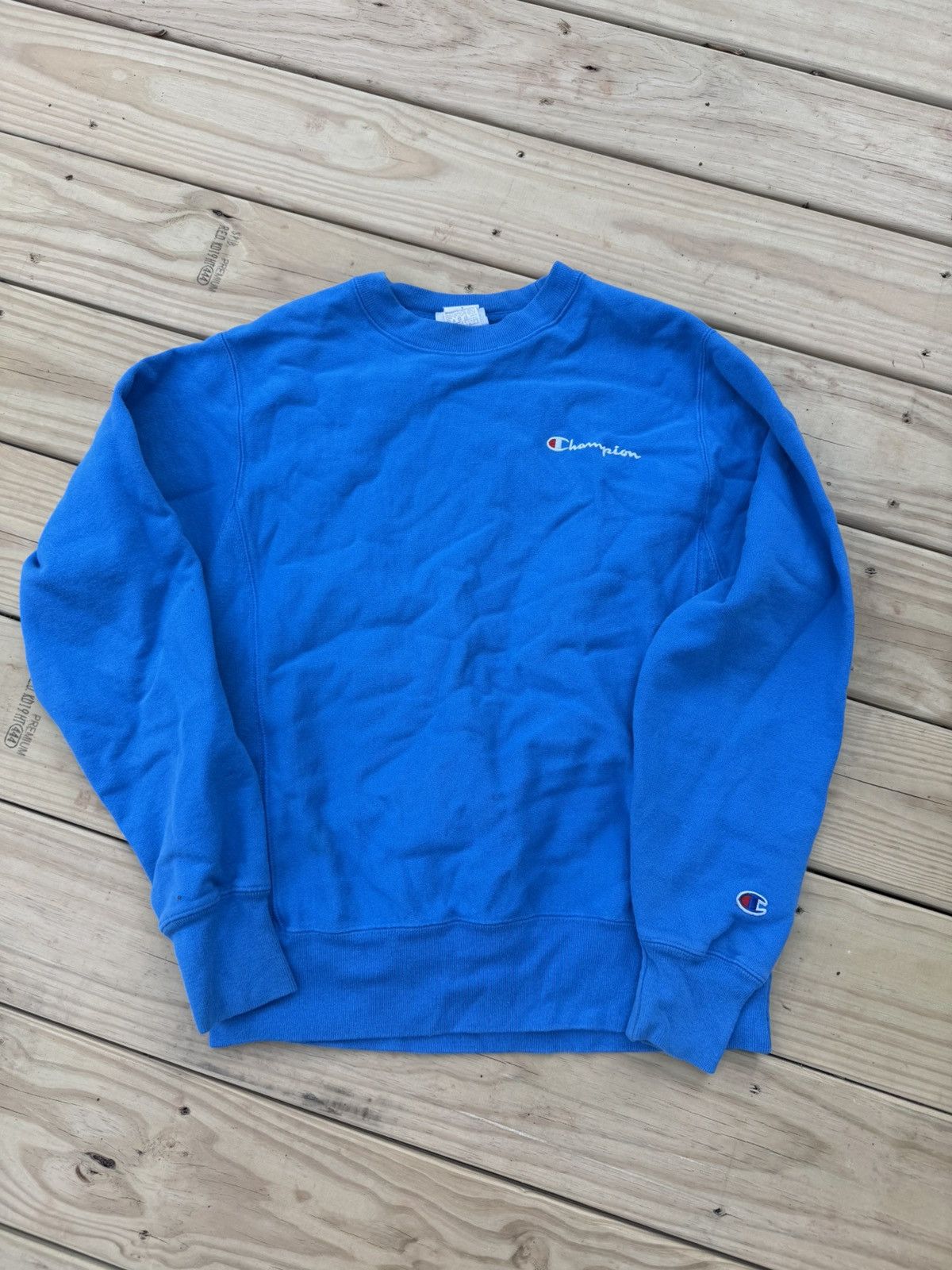 Champion Champion Light Blue Sweatshirt Size US S / EU 44-46 / 1 - 1 Thumbnail