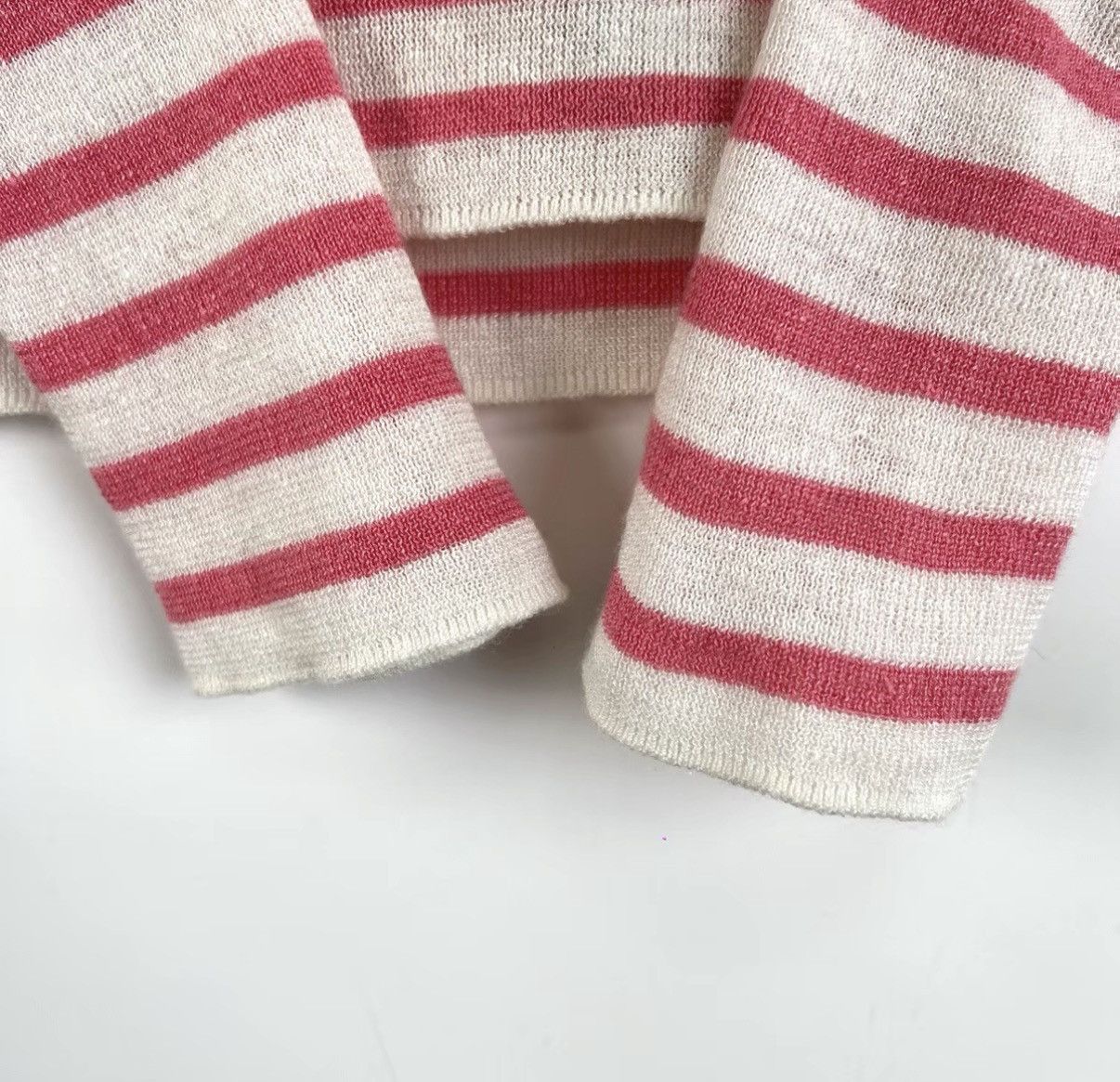 Dior Dior block tie logo sailor striped slim knit top K12 Size XXS / US 00 / IT 34 - 5 Thumbnail