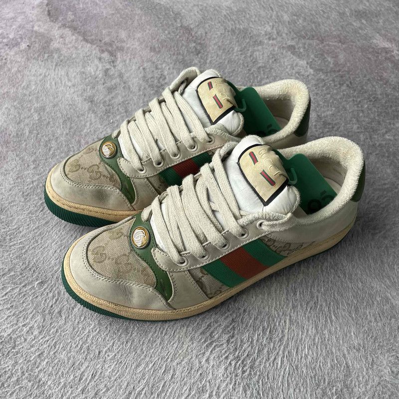 Gucci Gucci Screener Vintage Sneakers in Green 0079 Size US 8.5 / EU 41-42 - 1 Thumbnail