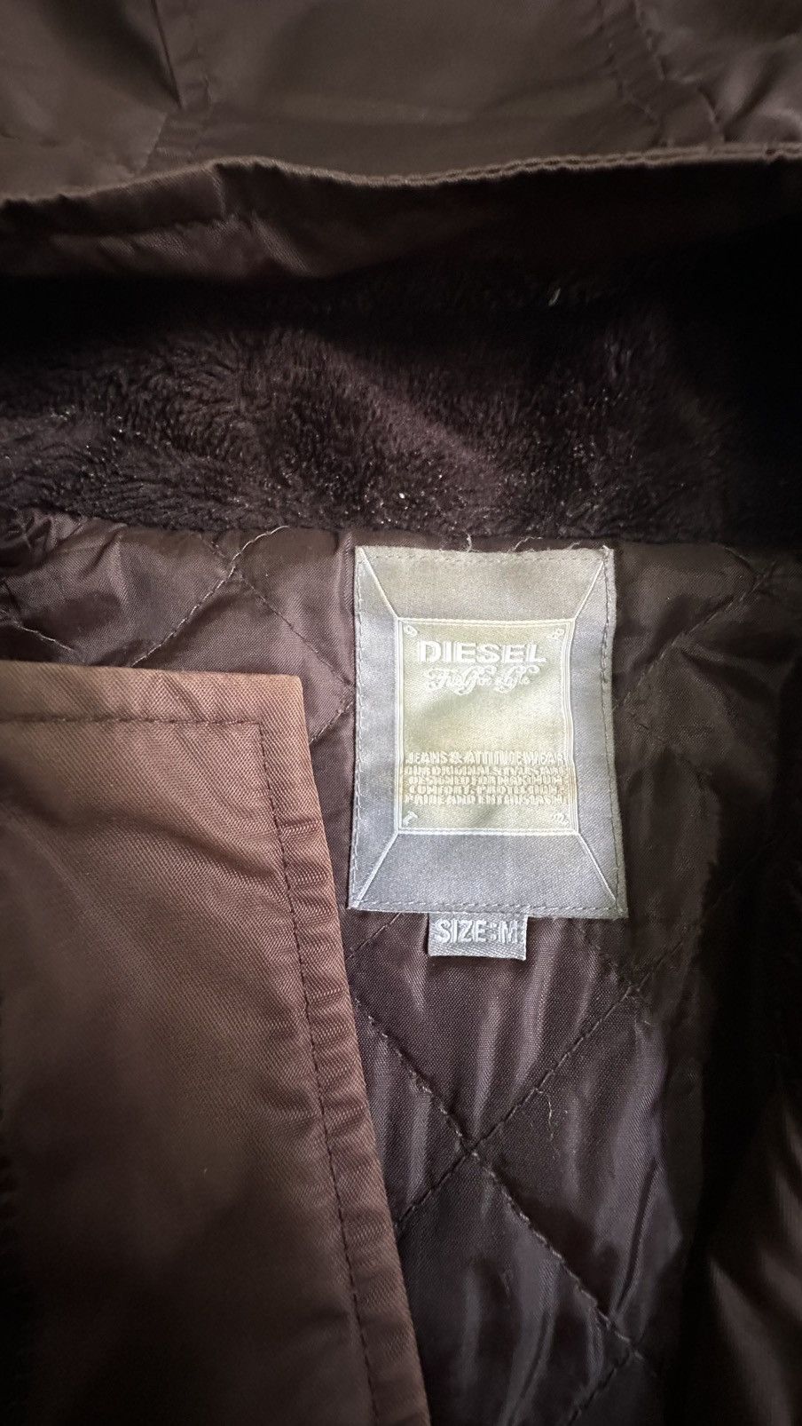 Bodega × Diesel Diesel Quilted multipockets brow Hoodie jackets Size M / US 6-8 / IT 42-44 - 6 Thumbnail