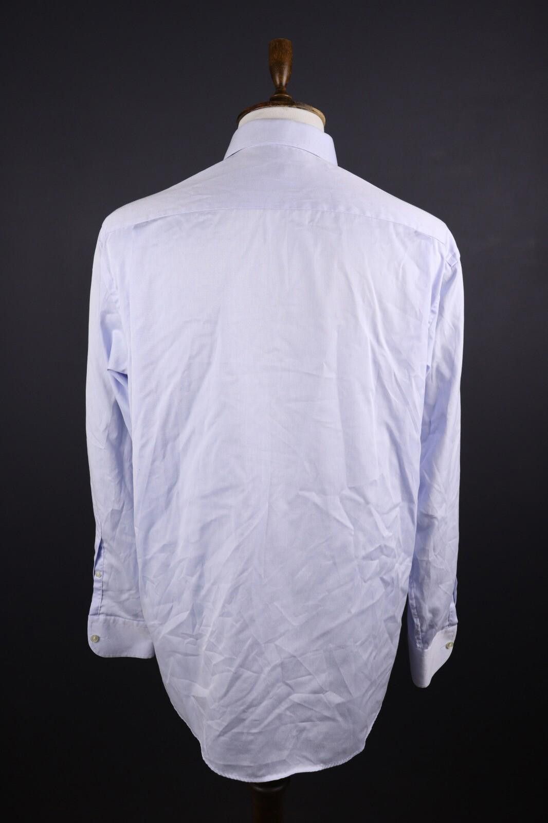 Eton Eton Blue Luxury Long Sleeve Button Down Shirt Size 42 / 16 Size US M / EU 48-50 / 2 - 6 Thumbnail