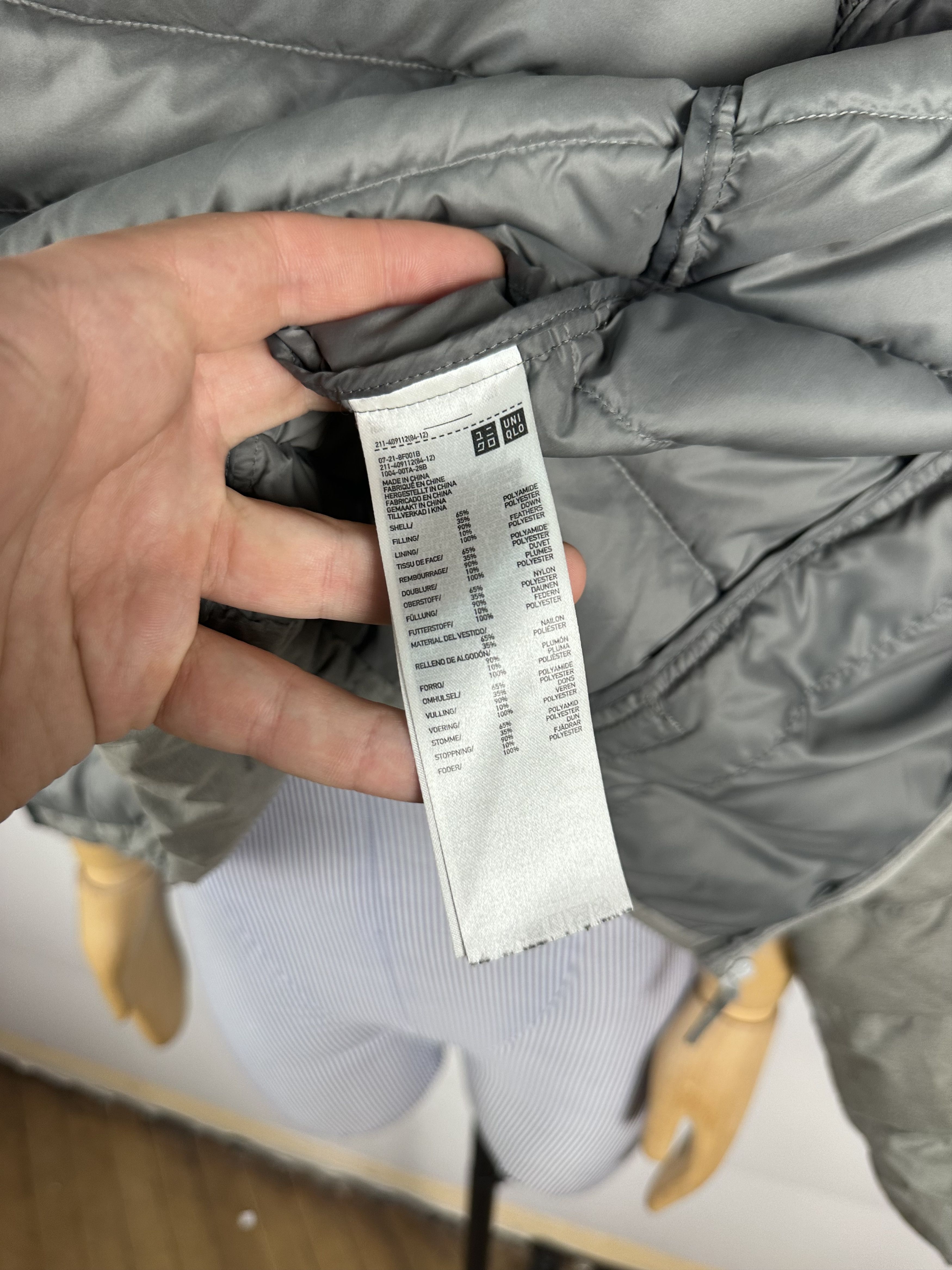 Uniqlo Uniqlo Jacket Ultra Light Down Puffer Packable Coat Zip Gray Size XS / US 0-2 / IT 36-38 - 9 Thumbnail