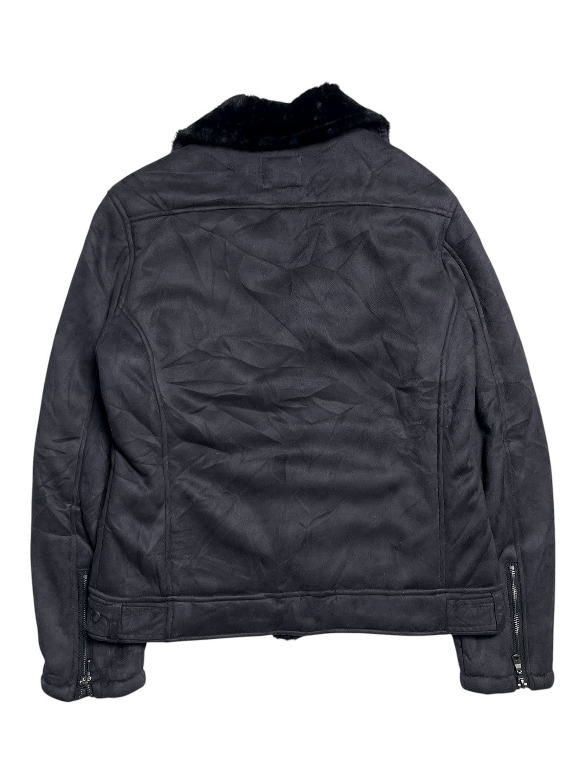 If Six Was Nine 2000’s Semantic Design - Asymmetrical Bikers Velvet Jacket Size US M / EU 48-50 / 2 - 10 Thumbnail