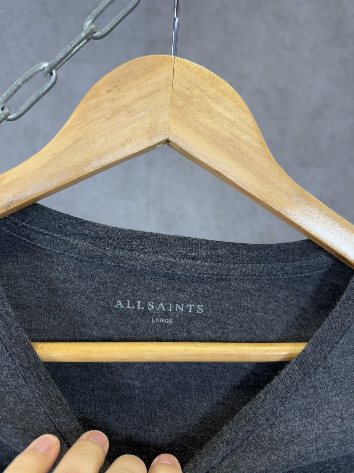 Allsaints Allsaints designer logo longsleeve Size US L / EU 52-54 / 3 - 4 Thumbnail