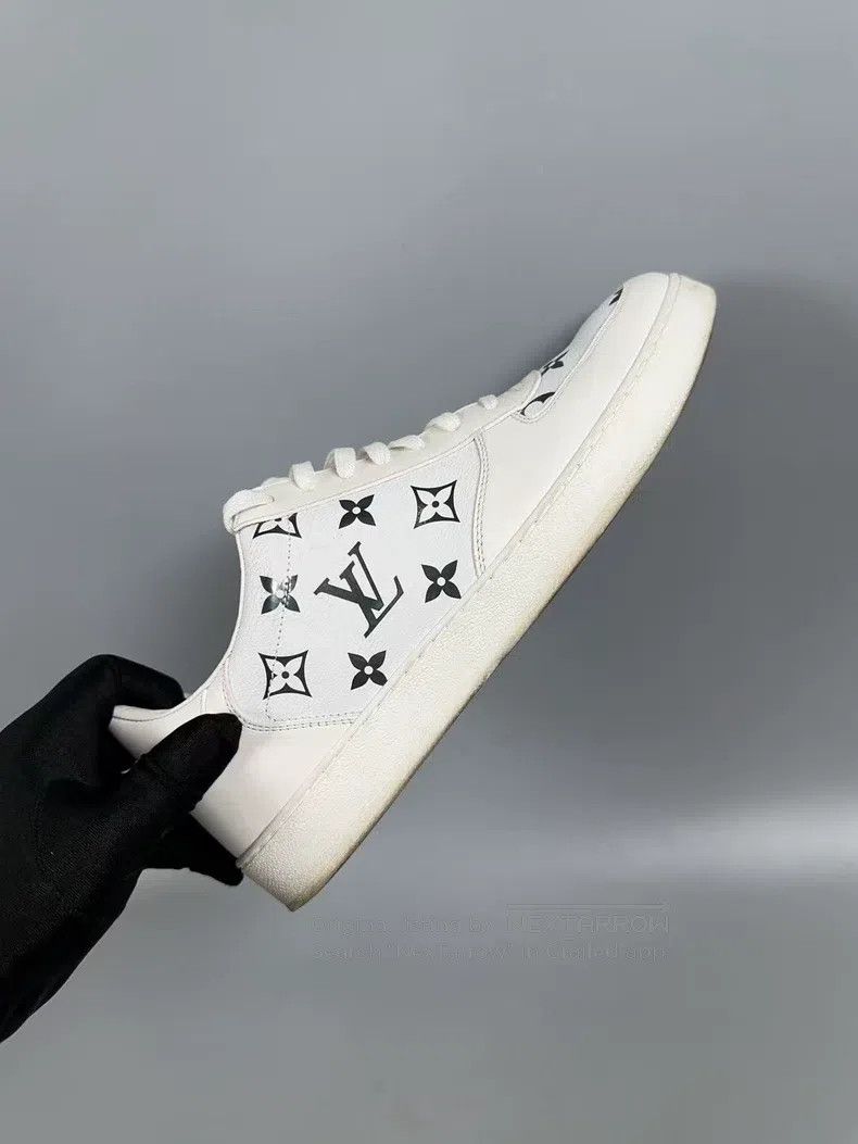 Louis Vuitton Louis Vuitton White Old Flower Full Print Casual Shoes Size US 7 / EU 40 - 6 Thumbnail