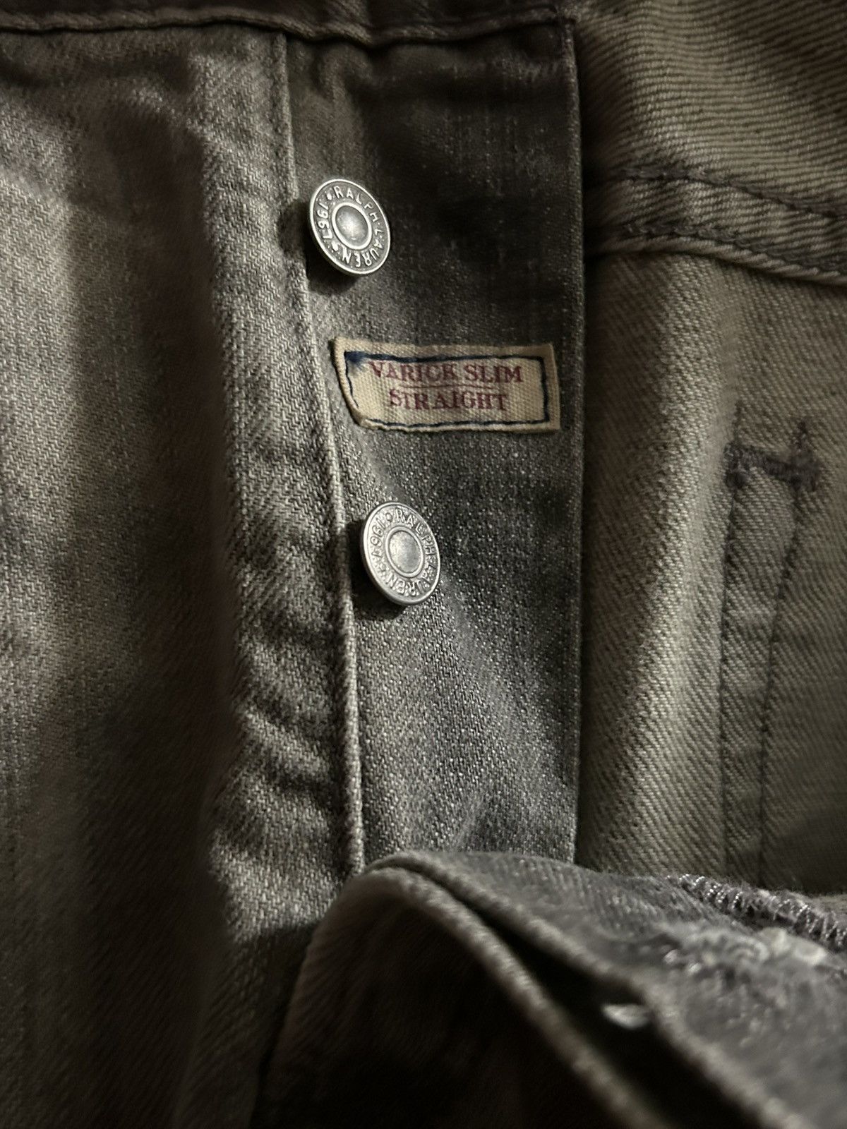 Polo Ralph Lauren PRL Varick Slim Straight Denim Size US 33 - 3 Thumbnail