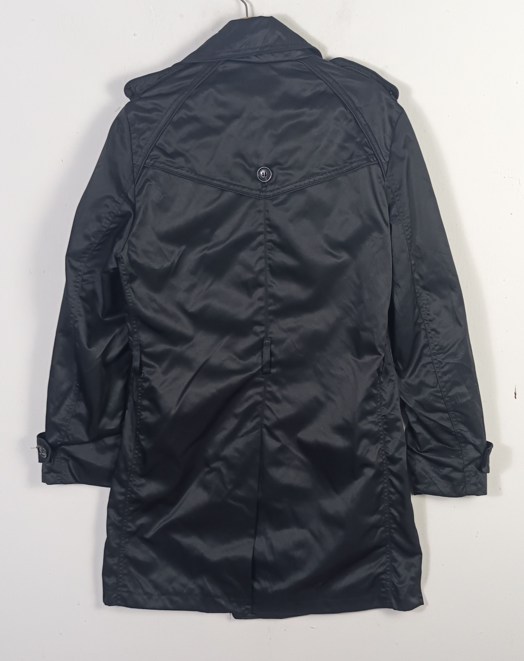 H&M × Japanese Brand H&M Double Breasted Black Trench Coat Size US M / EU 48-50 / 2 - 3 Thumbnail