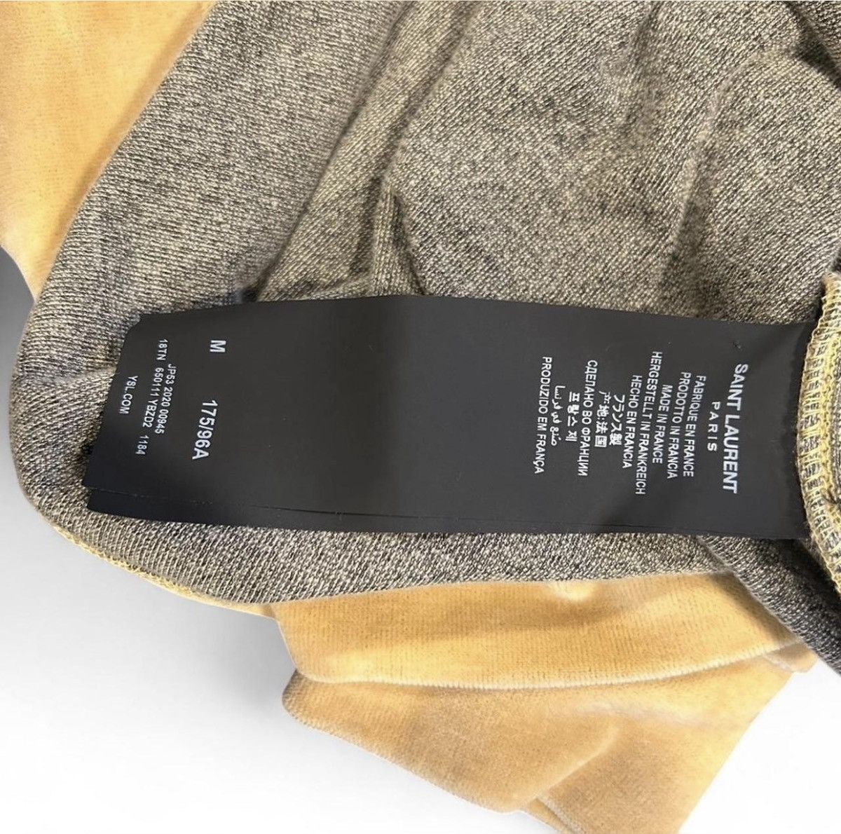 Saint Laurent Paris Saint Laurent Acid Wash Ombré Drip Dye Velvet Velour Hoodie Size US M / EU 48-50 / 2 - 3 Thumbnail