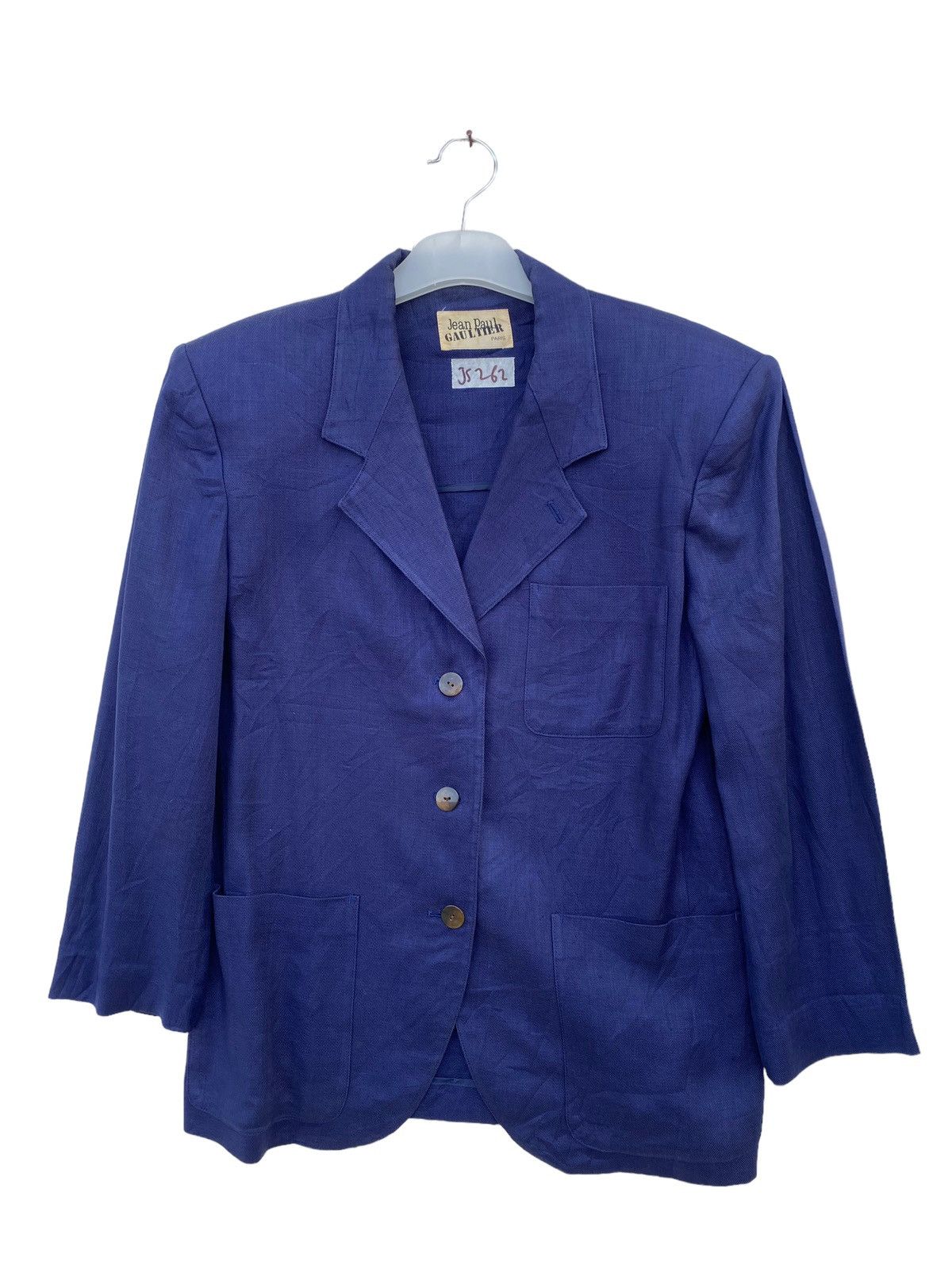 Jean Paul Gaultier Vintage Jean Paul Gaultier Linen Blend Blazer Jacket Size 40R - 2 Thumbnail