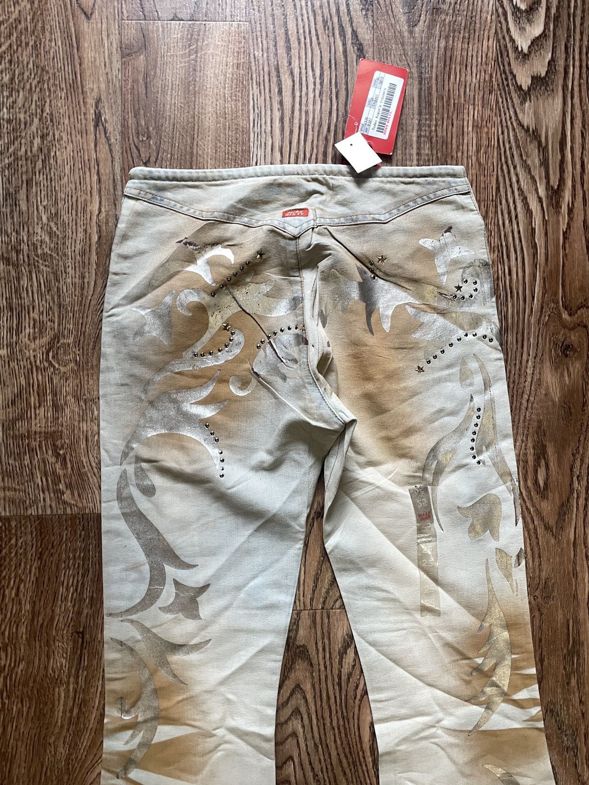 Hysteric Glamour VTG Miss Sixty Y2K Hysteric Glamour style flared Wide Pants Size 25" / US 0 / IT 36 - 9 Thumbnail