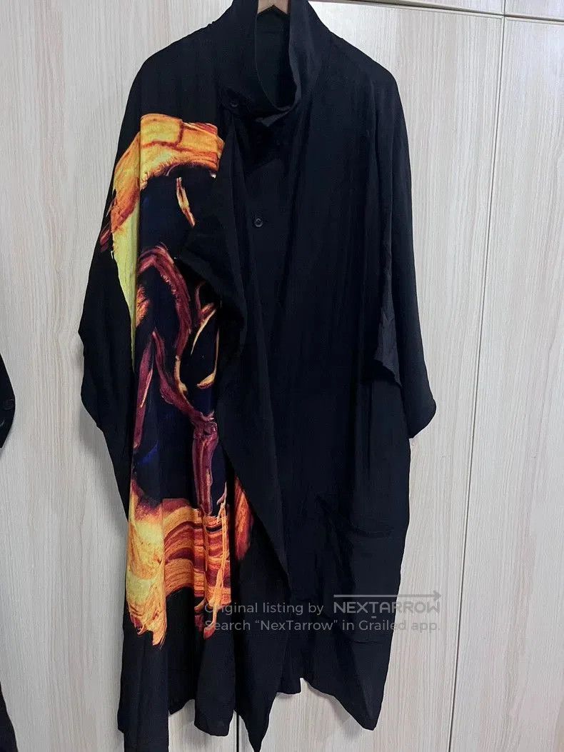 Yohji Yamamoto Yohji Yamamoto Lily Print Silk Shirt. Size US S / EU 44-46 / 1 - 3 Thumbnail