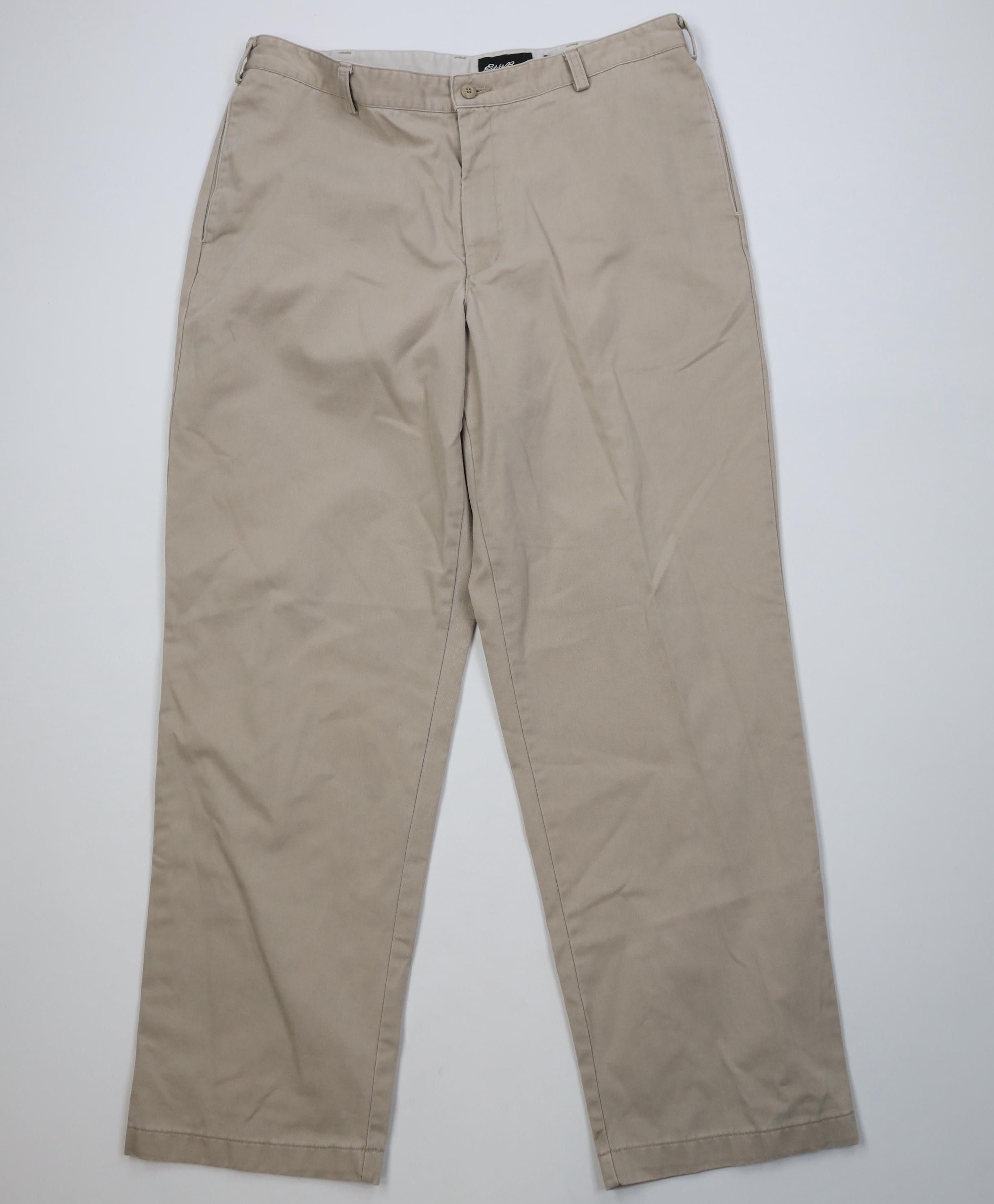Eddie Bauer Vintage 90s Eddie Bauer Relaxed Wide Leg Pants Stone Size US 38 / EU 54 - 1 Thumbnail