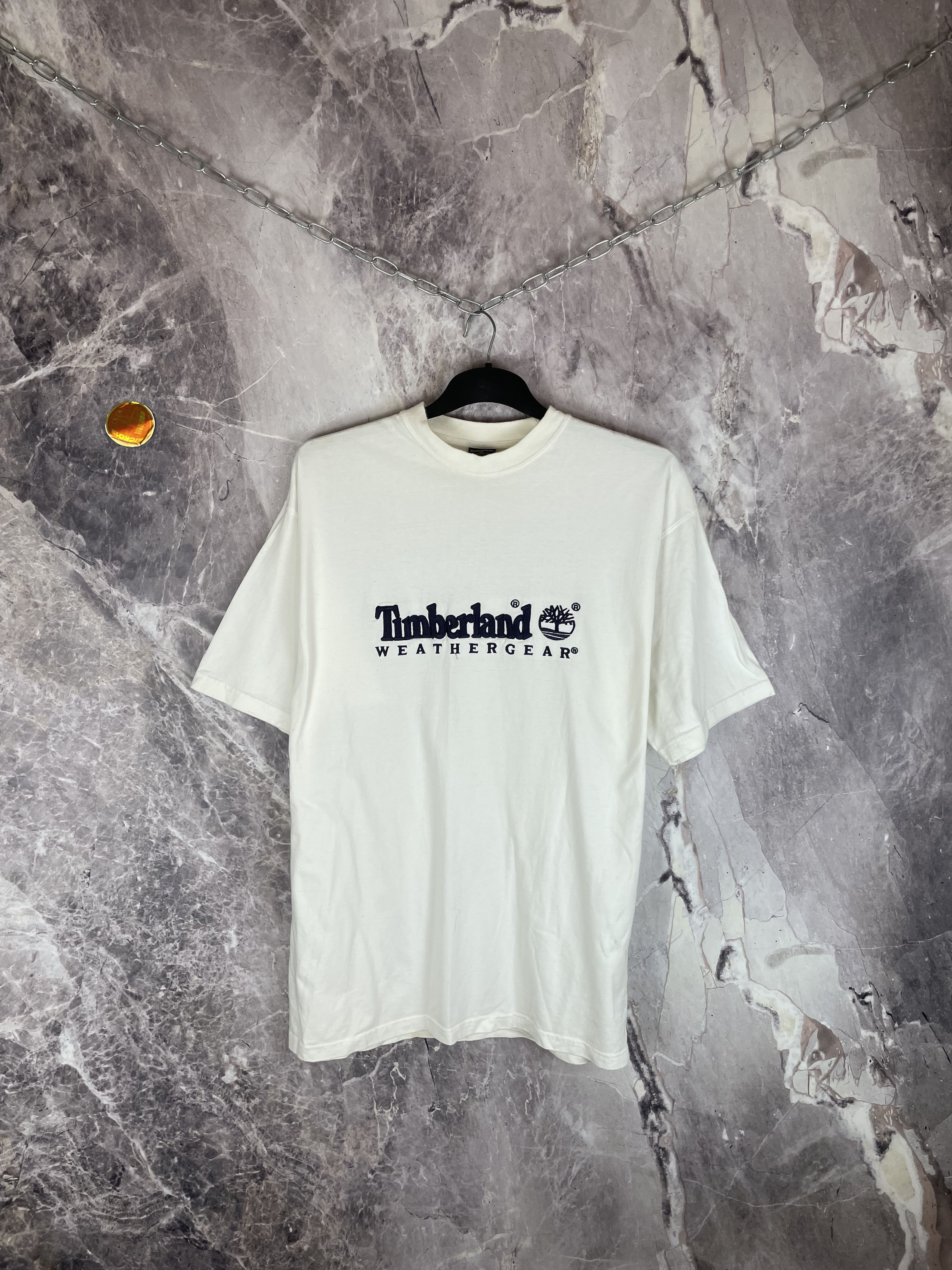 Timberland Timberland vintage logo tee y2k Size US XL / EU 56 / 4 - 1 Thumbnail