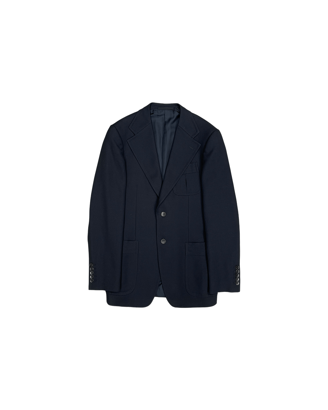 Gucci Gucci by Tom Ford Silk Blend Two-Button Blazer Black Size 46R - 1 Thumbnail