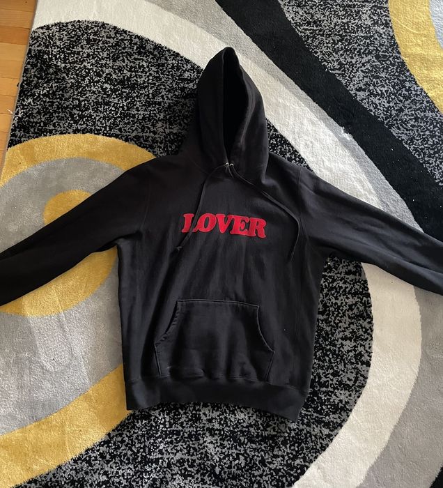 Bianca Chandon Lover hoodie in Black and Red | Grailed