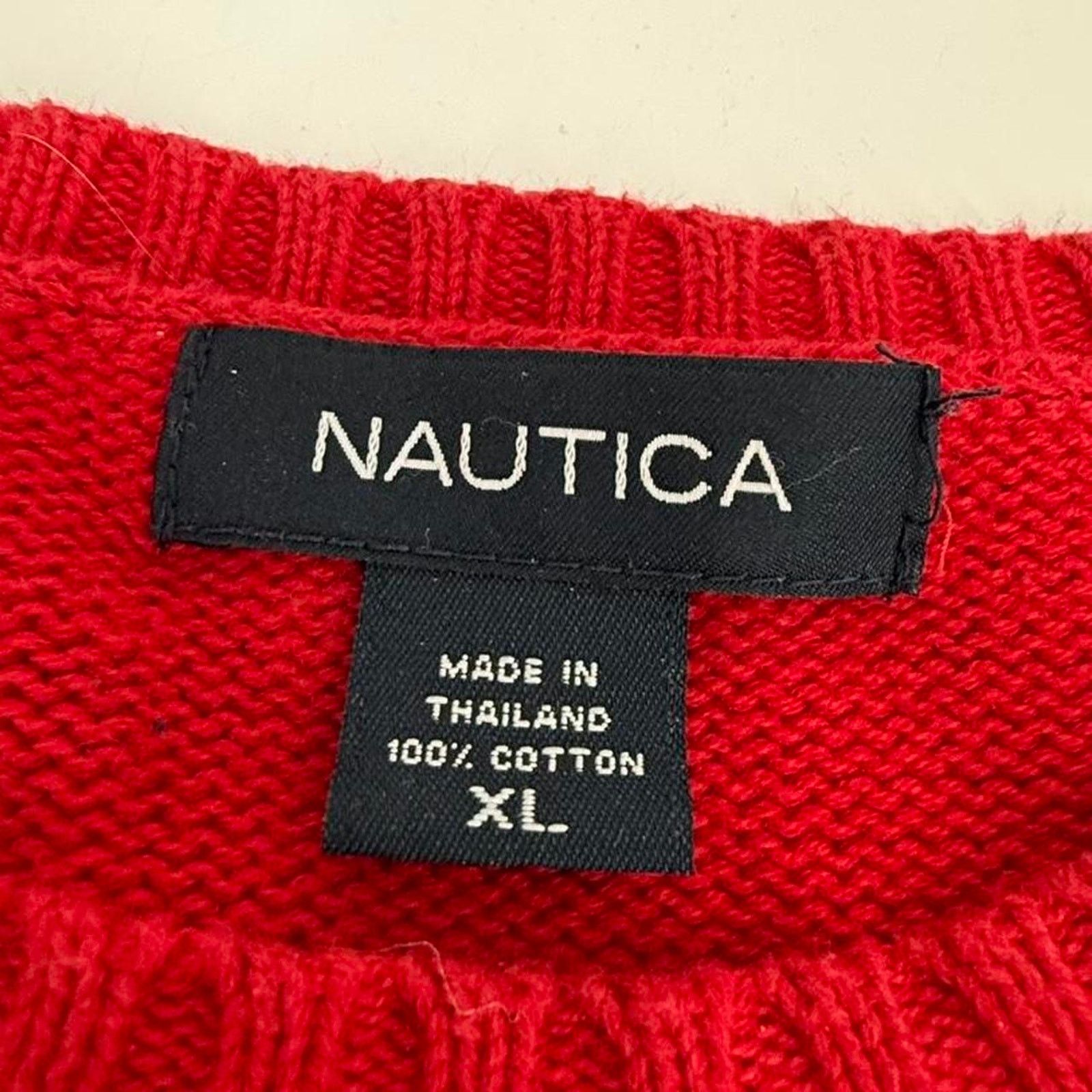 Nautica Vintage y2k baggy nautica sweater Size US XL / EU 56 / 4 - 4 Thumbnail