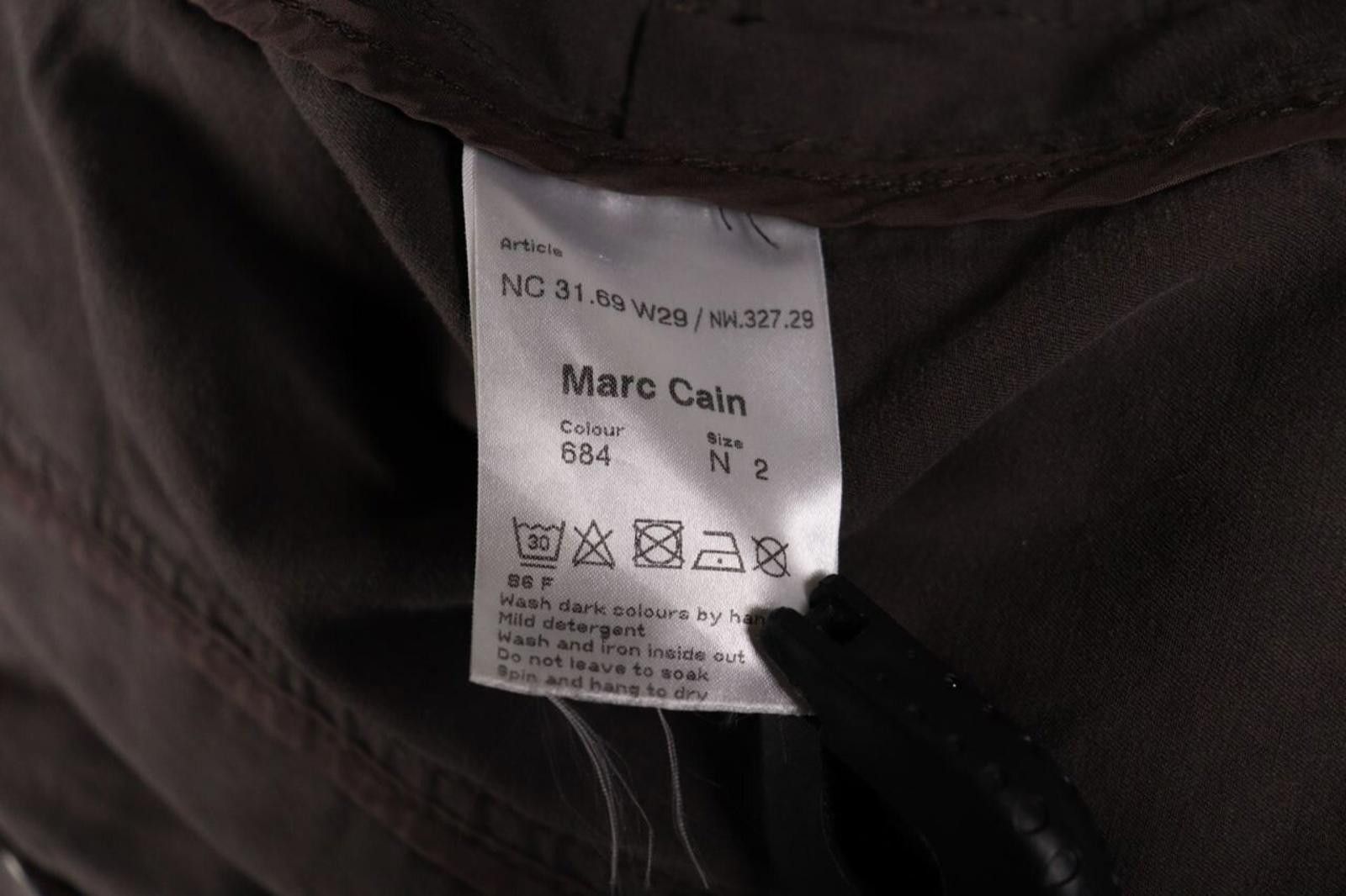 Designer Marc Cain Brown Multipocket Lightweight Blazer Jacket Size 2 Size XS / US 0-2 / IT 36-38 - 9 Thumbnail