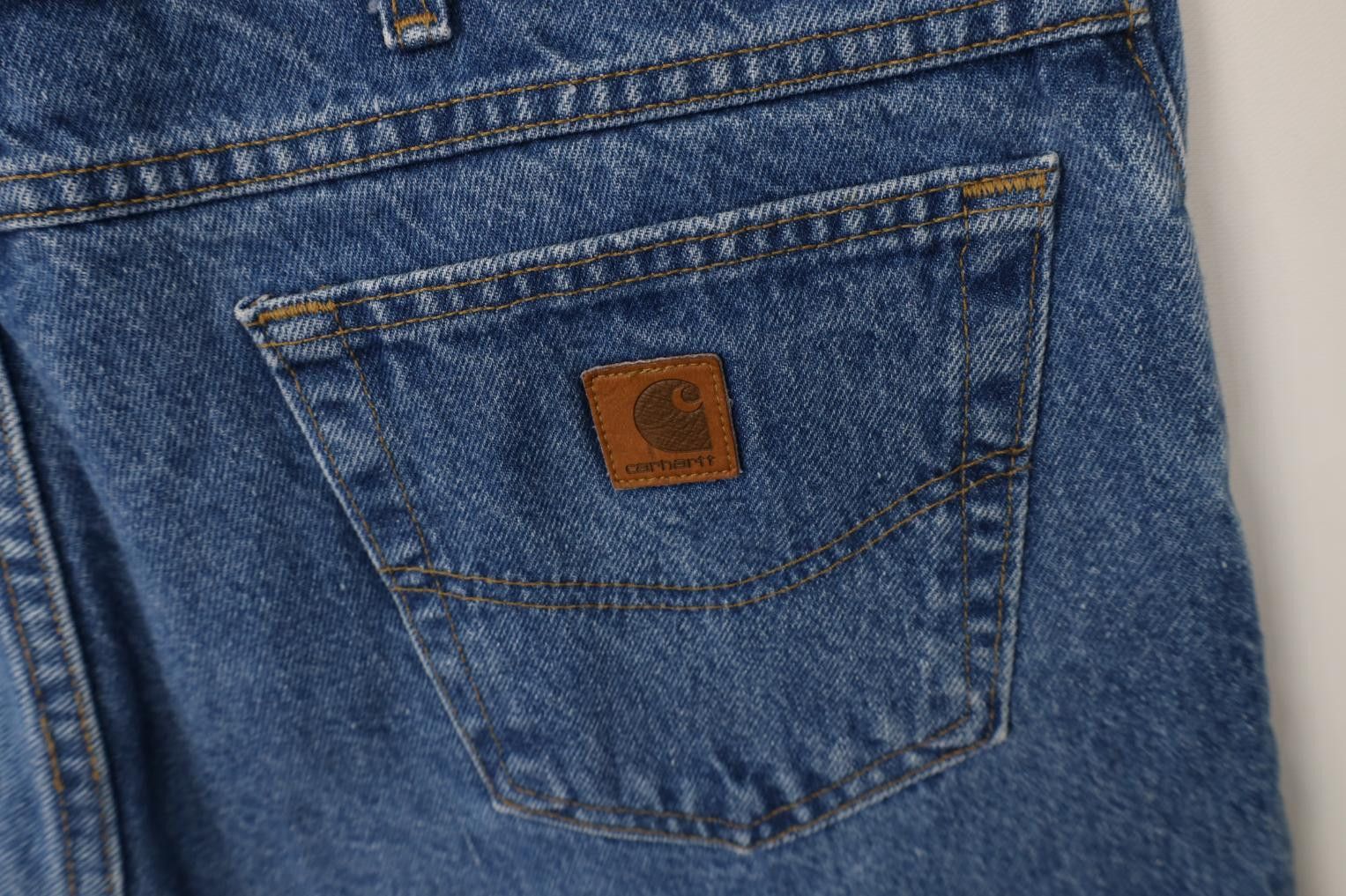 Carhartt Vintage Y2K 2000 Carhartt Relaxed Fit Denim Jeans Blue USA Size US 40 / EU 56 - 13 Thumbnail