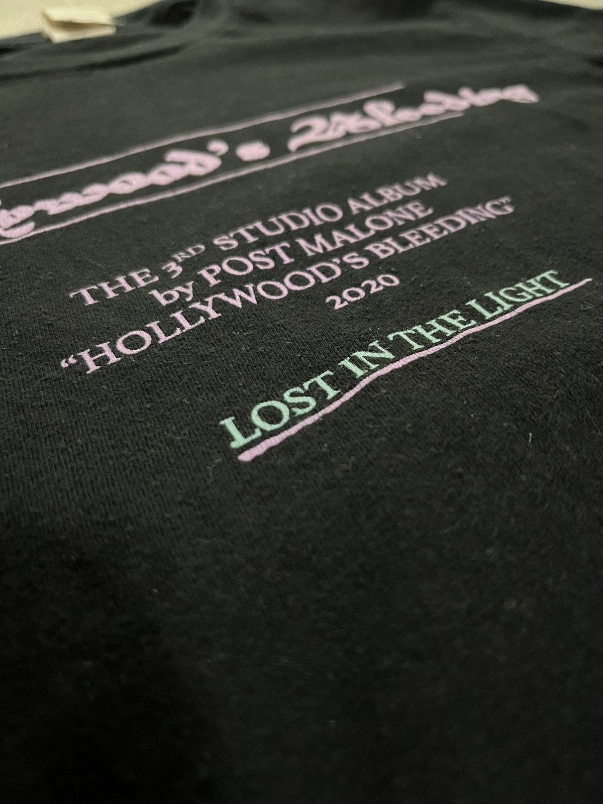 Band Tees × Rap Tees Post Malone Hollywoods bleeding 2020 Tour Tshirt Size US S / EU 44-46 / 1 - 3 Thumbnail