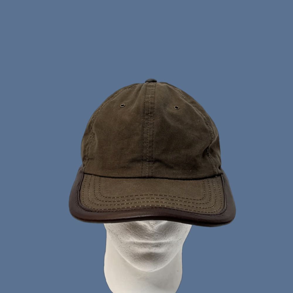 Vintage Dorfman Pacific Co. Brown Waxed Canvas Cap Hat Mens Adjustable Size ONE SIZE - 1 Thumbnail