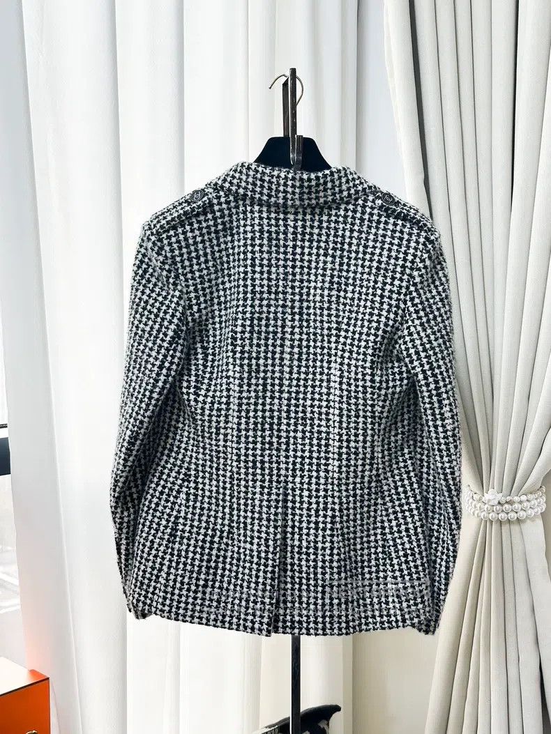 Chanel Chanel Two-pocket tweed coat with a thousand-bird check Size XS / US 0-2 / IT 36-38 - 6 Thumbnail