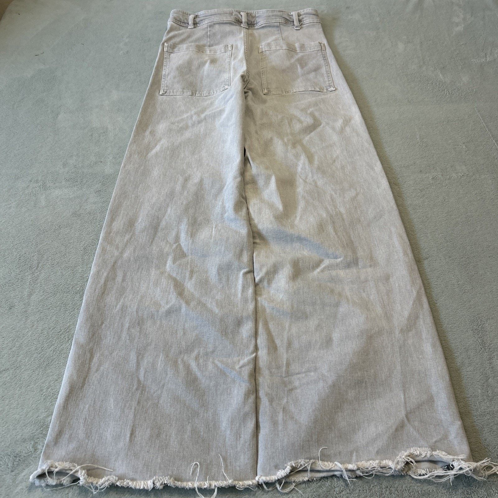 Zara Beyond Baggy Jeans Womens 6 28x29 Zara Hamilton Raw Hem Bagi Size 28" / US 6 / IT 42 - 1 Thumbnail