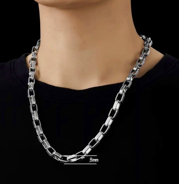 Vintage Retro Silver Shine Chain Necklace Size ONE SIZE - 1 Thumbnail
