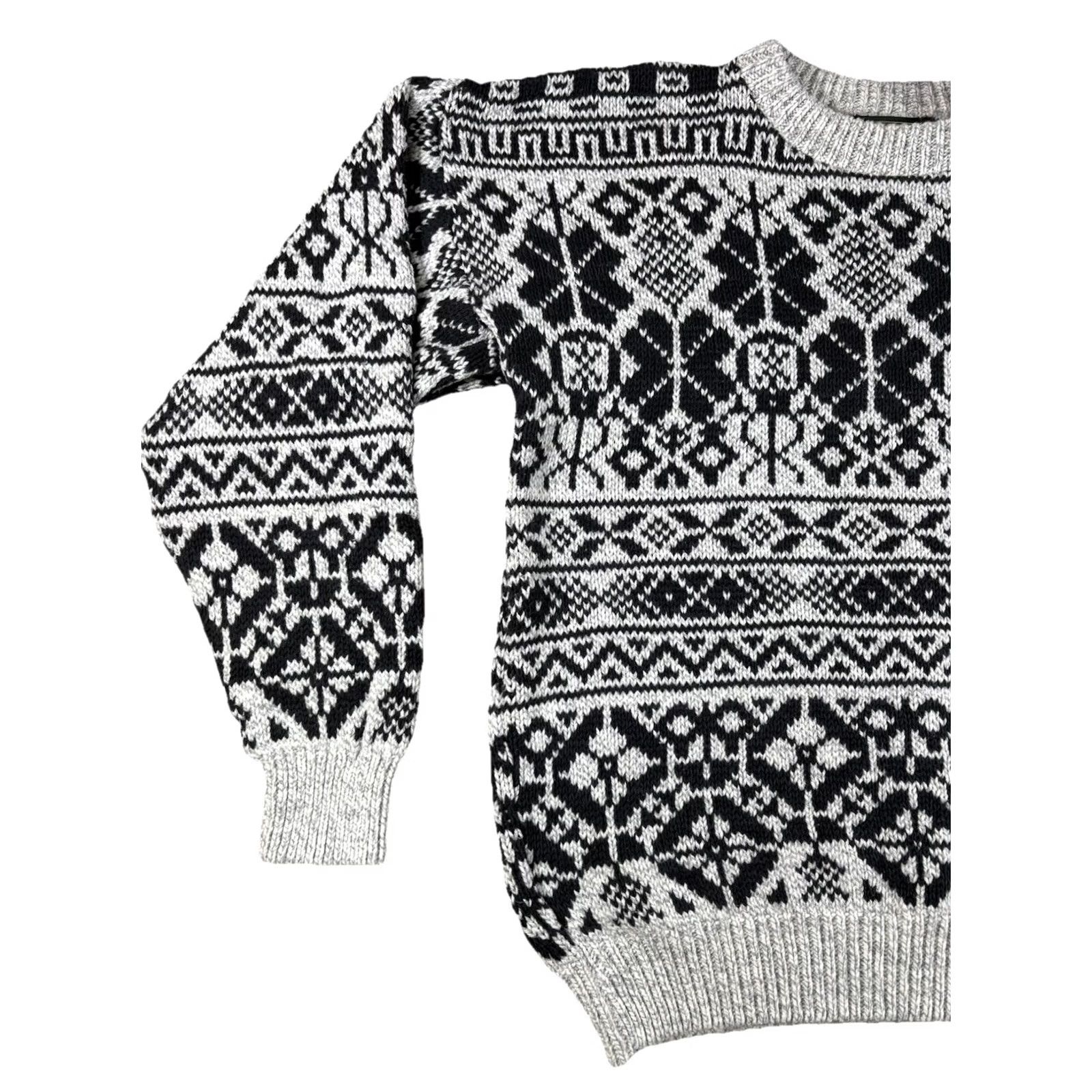 Croft & Barrow VINTAGE Croft & Barrow Sweater Nordic Fair Isle L USA 90s Mens Size US L / EU 52-54 / 3 - 2 Thumbnail