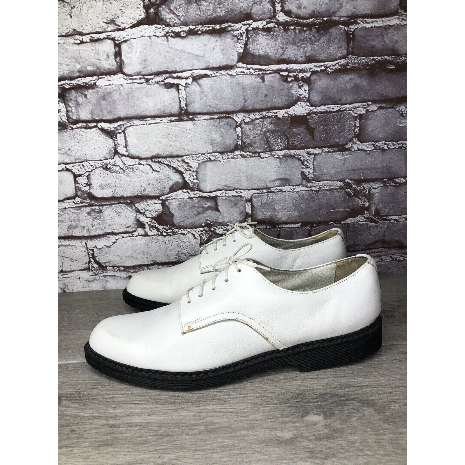 Other Banana Blues USA G.H.Q White Leather Plain Oxfords Shoes Men Size US 9.5 / EU 42-43 - 19 Thumbnail