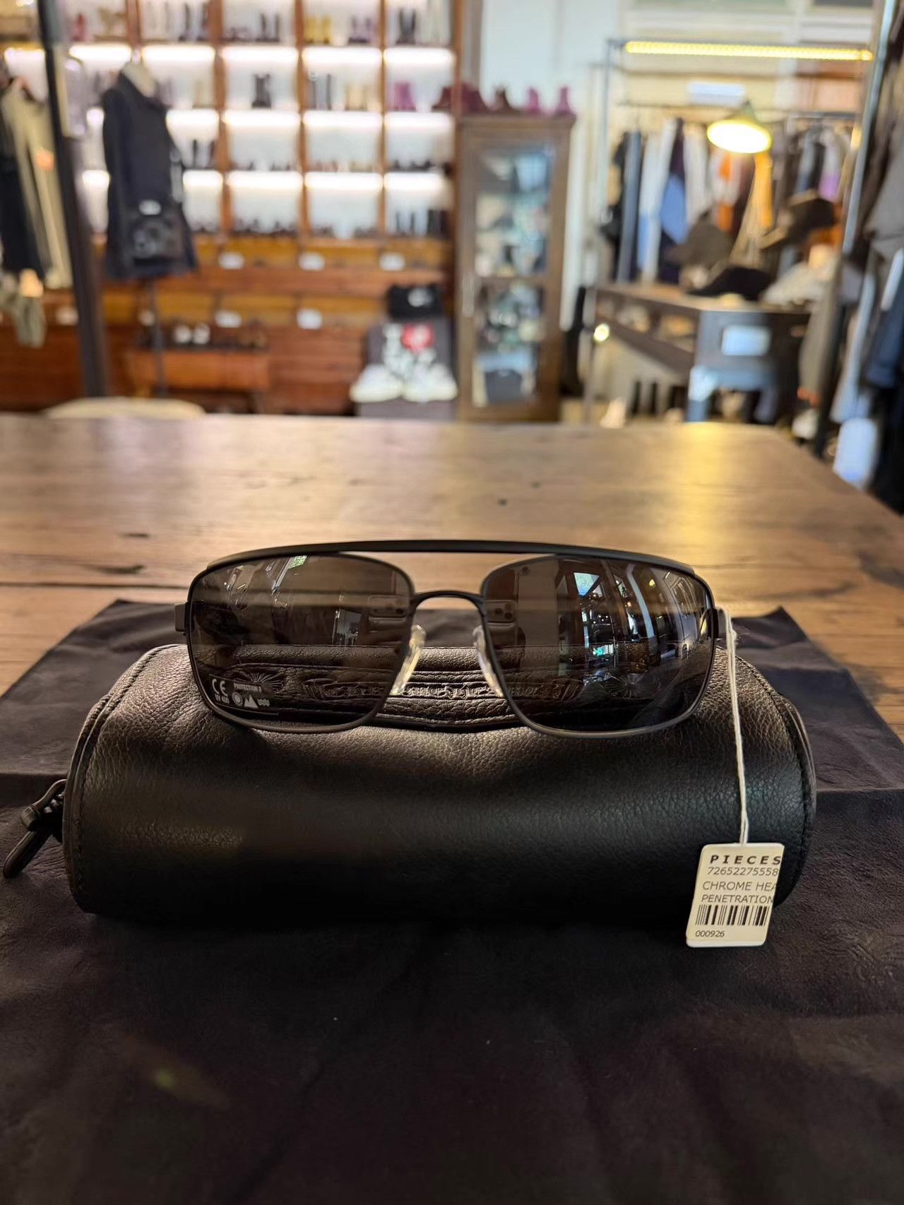 Chrome Hearts Chrome Hearts Penetration Black Sunglasses Ｑ25 Size ONE SIZE - 1 Thumbnail