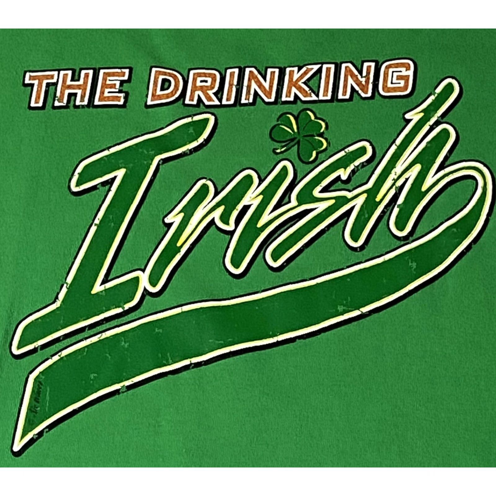 Gildan VINTAGE The Drinking Irish T Shirt Saint Patrick’s Day Party Beer Green L T-Shirt Unisex Adults Mens Womens Size US L / EU 52-54 / 3 - 2 Thumbnail