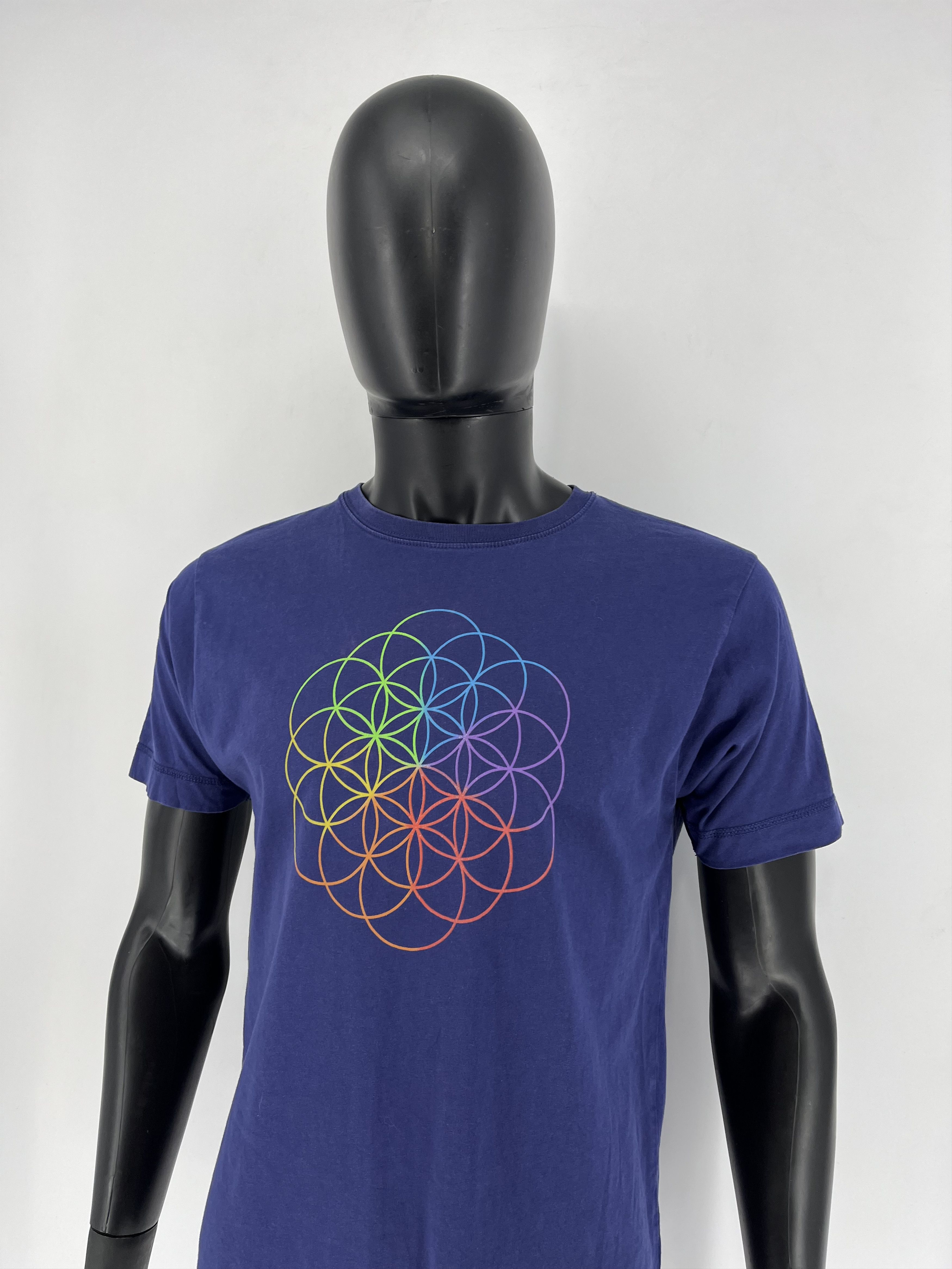 Band Tees × Vintage Vintage Y2K Coldplay A Head Full OF dreams World Tour 2016 Size US M / EU 48-50 / 2 - 5 Thumbnail