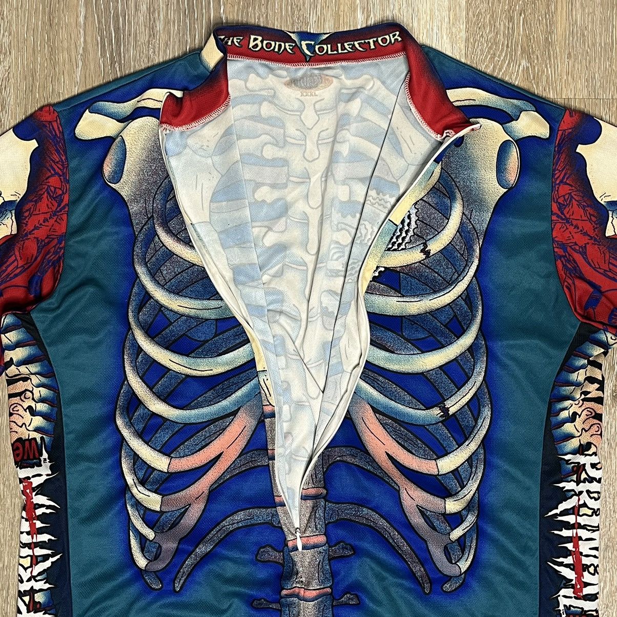 Vintage 00s bone collector cycling shirt Size US XXL / EU 58 / 5 - 3 Thumbnail
