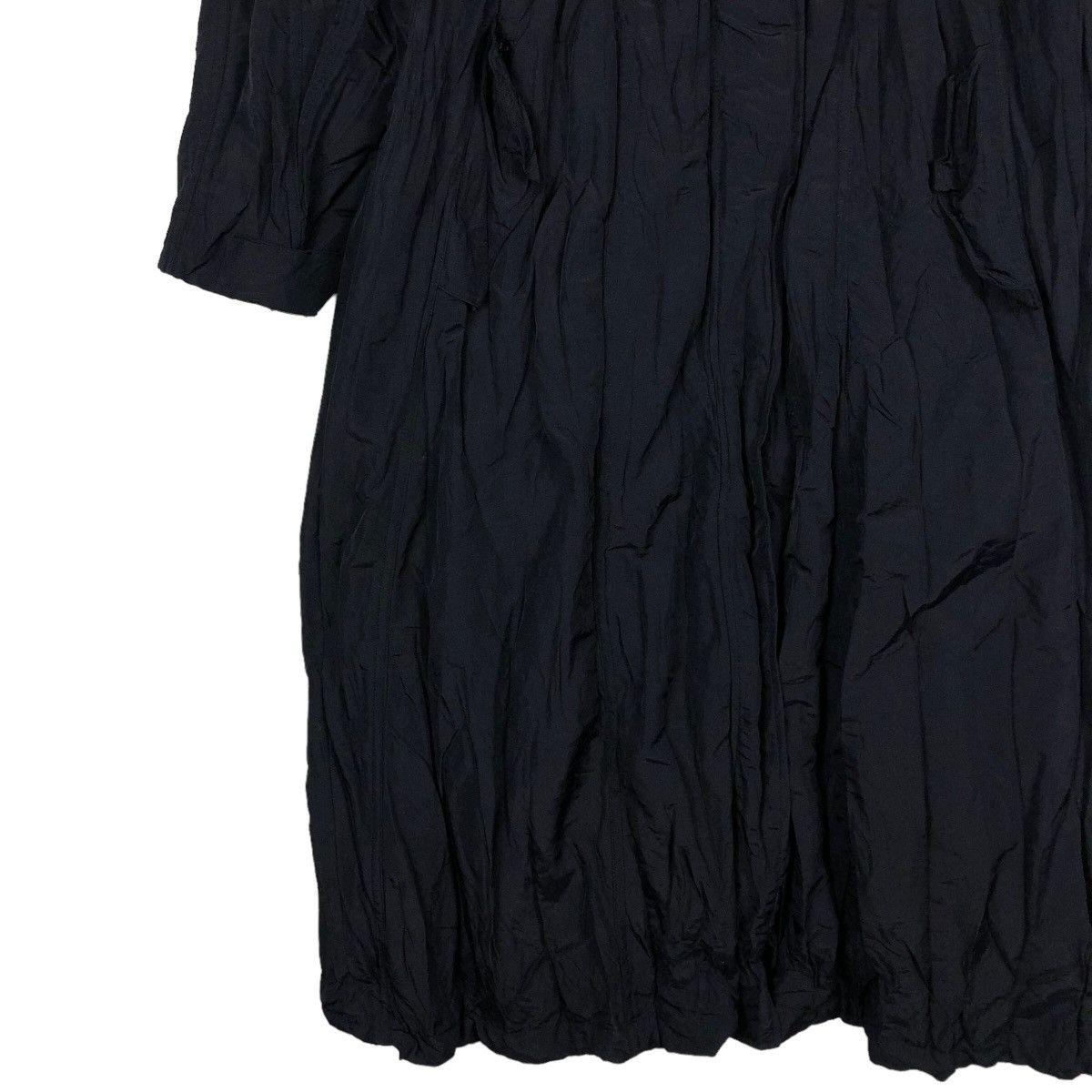 Japanese Brand Rich Black Long Fly Jacket Bondage Biker Issey Miyake Japan Size US M / EU 48-50 / 2 - 4 Thumbnail