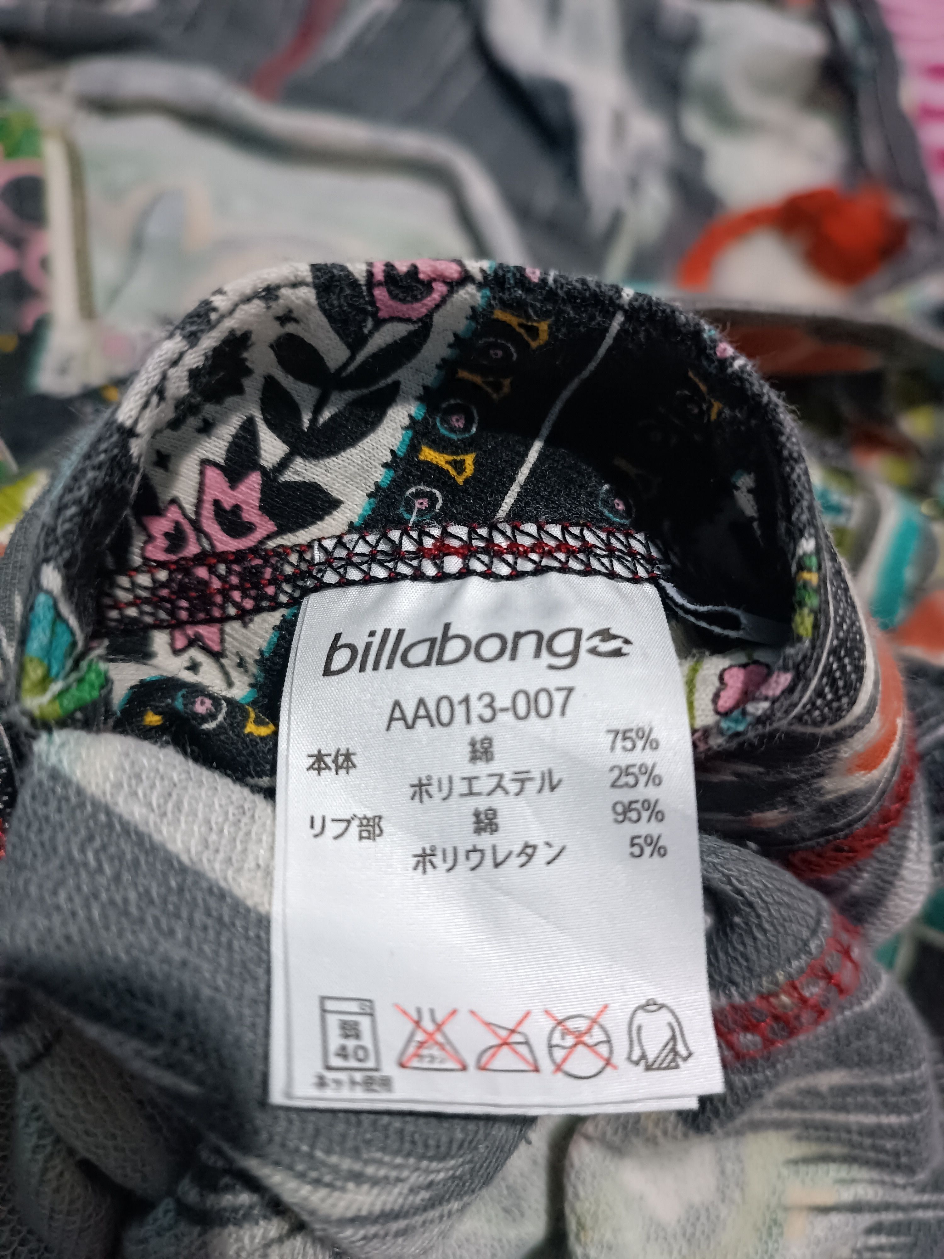 Billabong Vintage Billabong All Over Print Hoodie Size S / US 4 / IT 40 - 8 Thumbnail