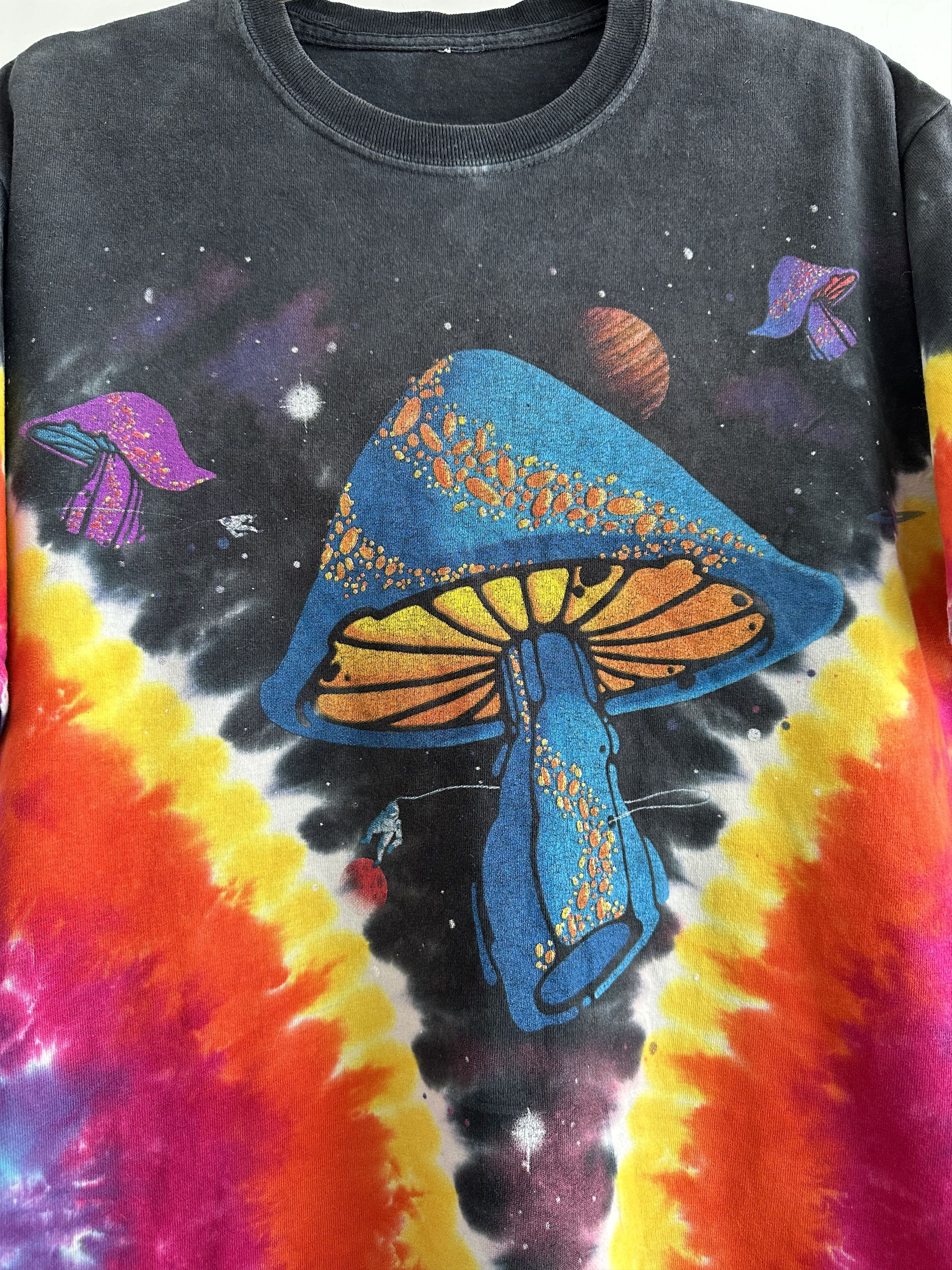 Grateful Dead Vintage Liquid Blue Space Mushroom T Shirt Size US M / EU 48-50 / 2 - 3 Thumbnail