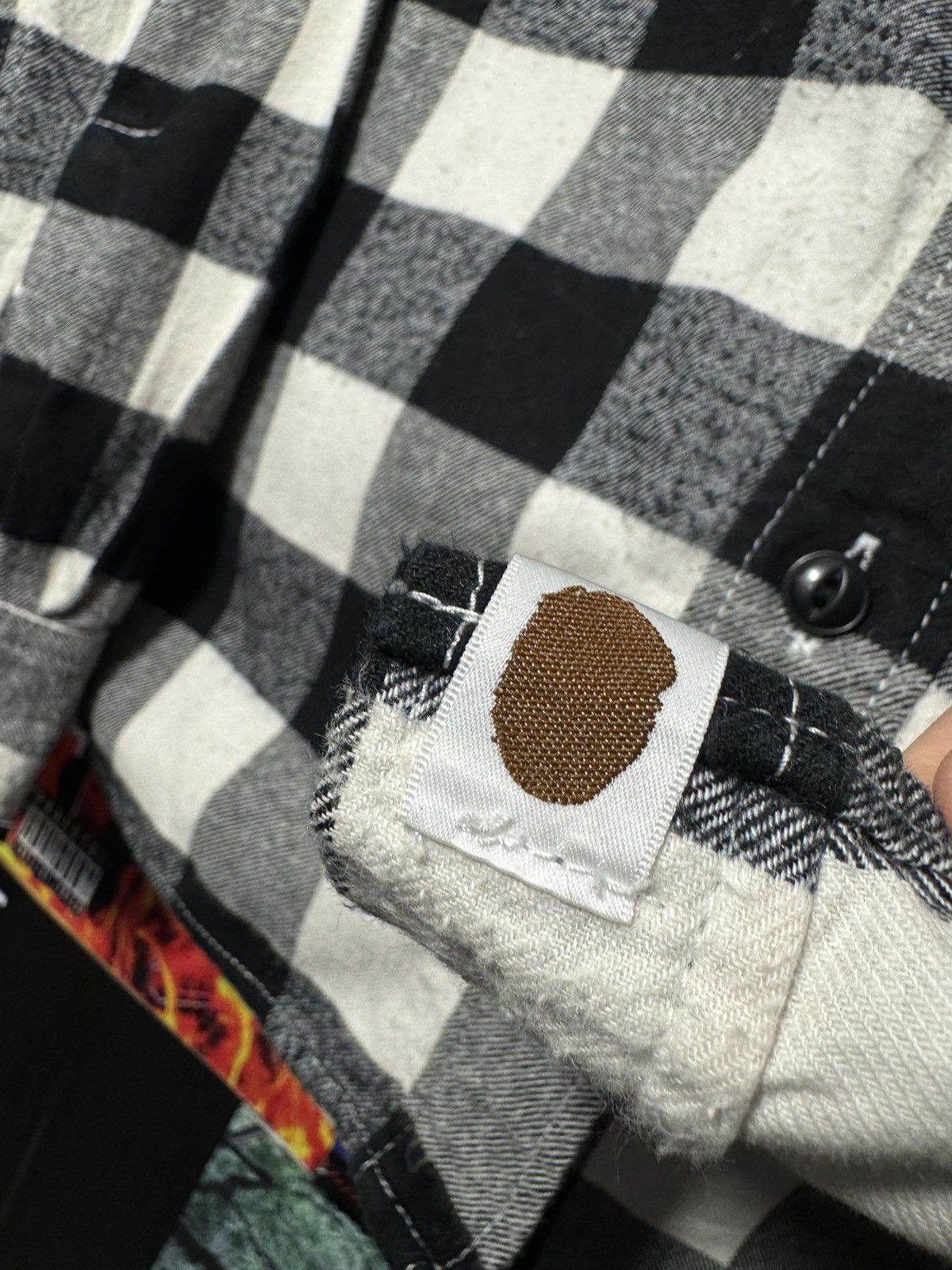 Bape Bape A Bathing Ape Plaid Shirt Hoodie Size US S / EU 44-46 / 1 - 6 Thumbnail