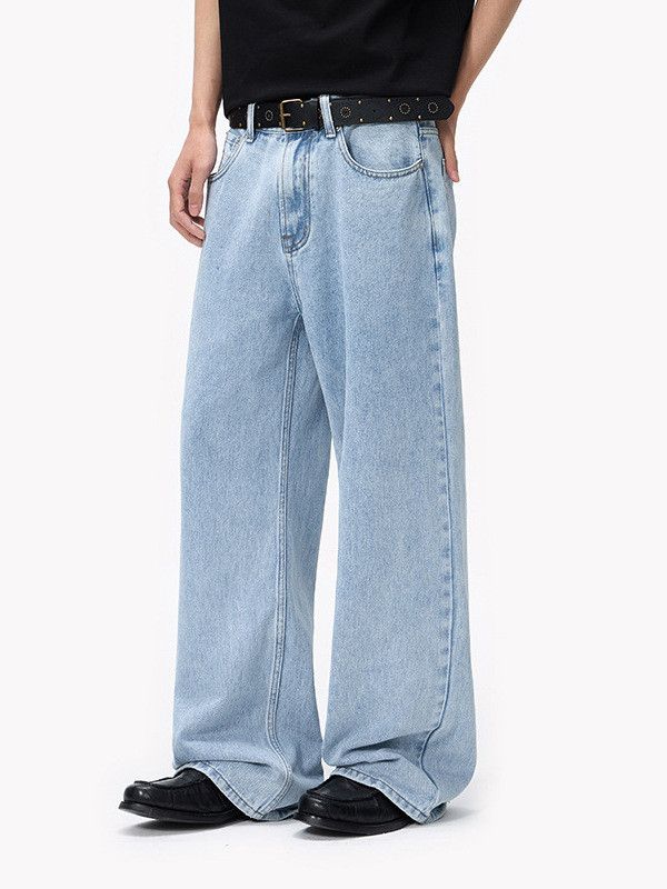 Jean Men's loose straight leg casual flared jeans Size US 32 / EU 48 - 2 Thumbnail
