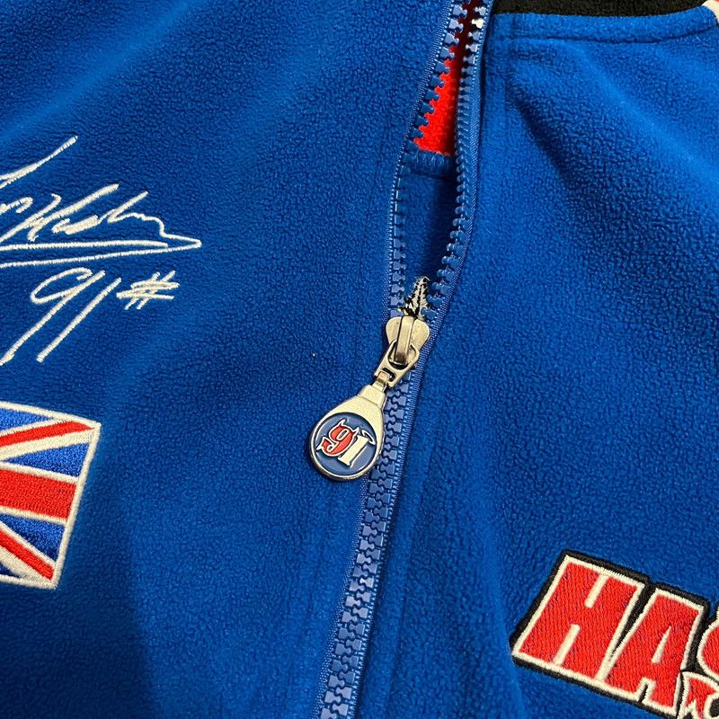 Vintage Vintage Racing Sherpa Fleece Retro Y2K Baggy Spellout Size US S / EU 44-46 / 1 - 6 Thumbnail