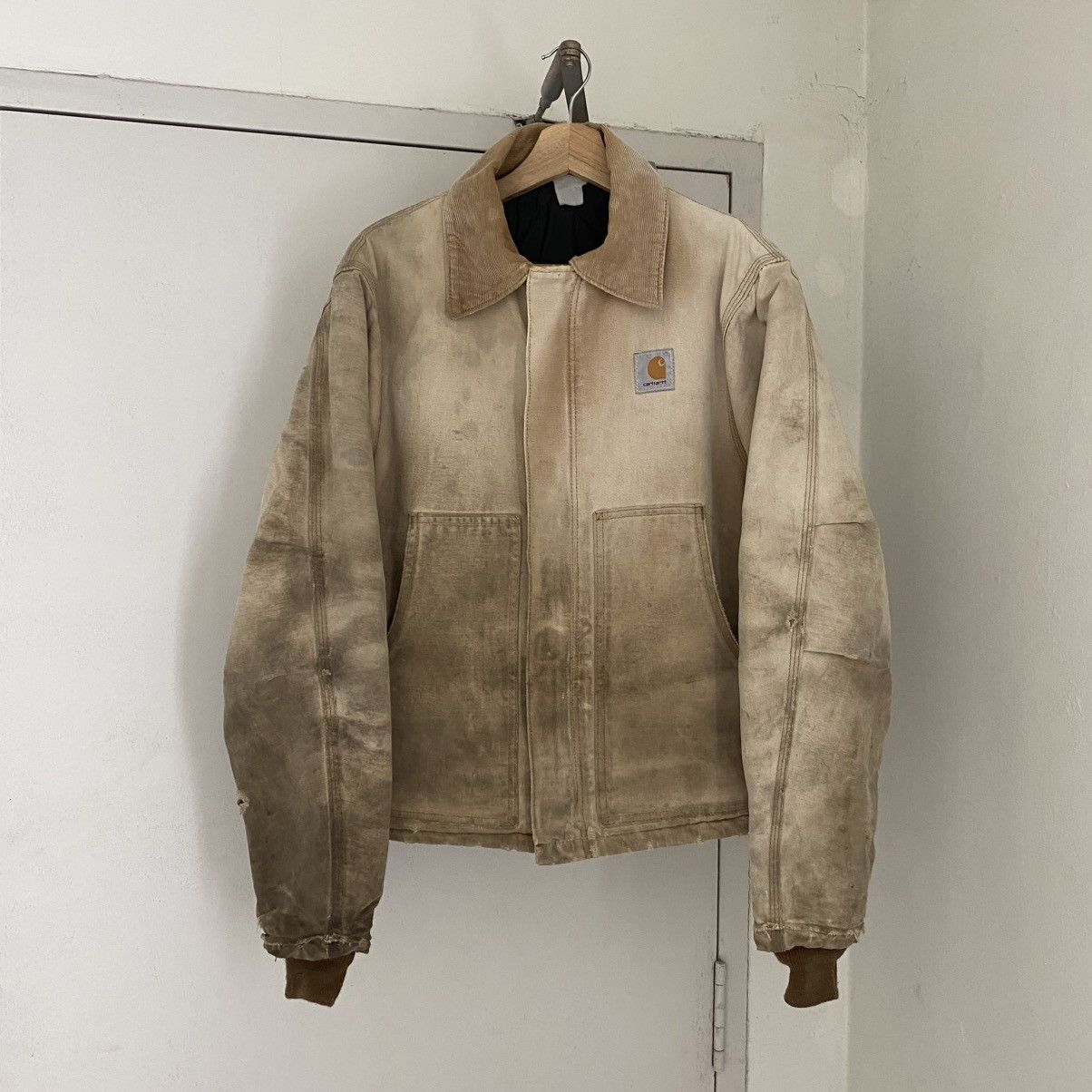 Carhartt Thrashed! VTG 90’s Carhartt Arctic Faded Dirty Work Jacket Size US M / EU 48-50 / 2 - 1 Thumbnail