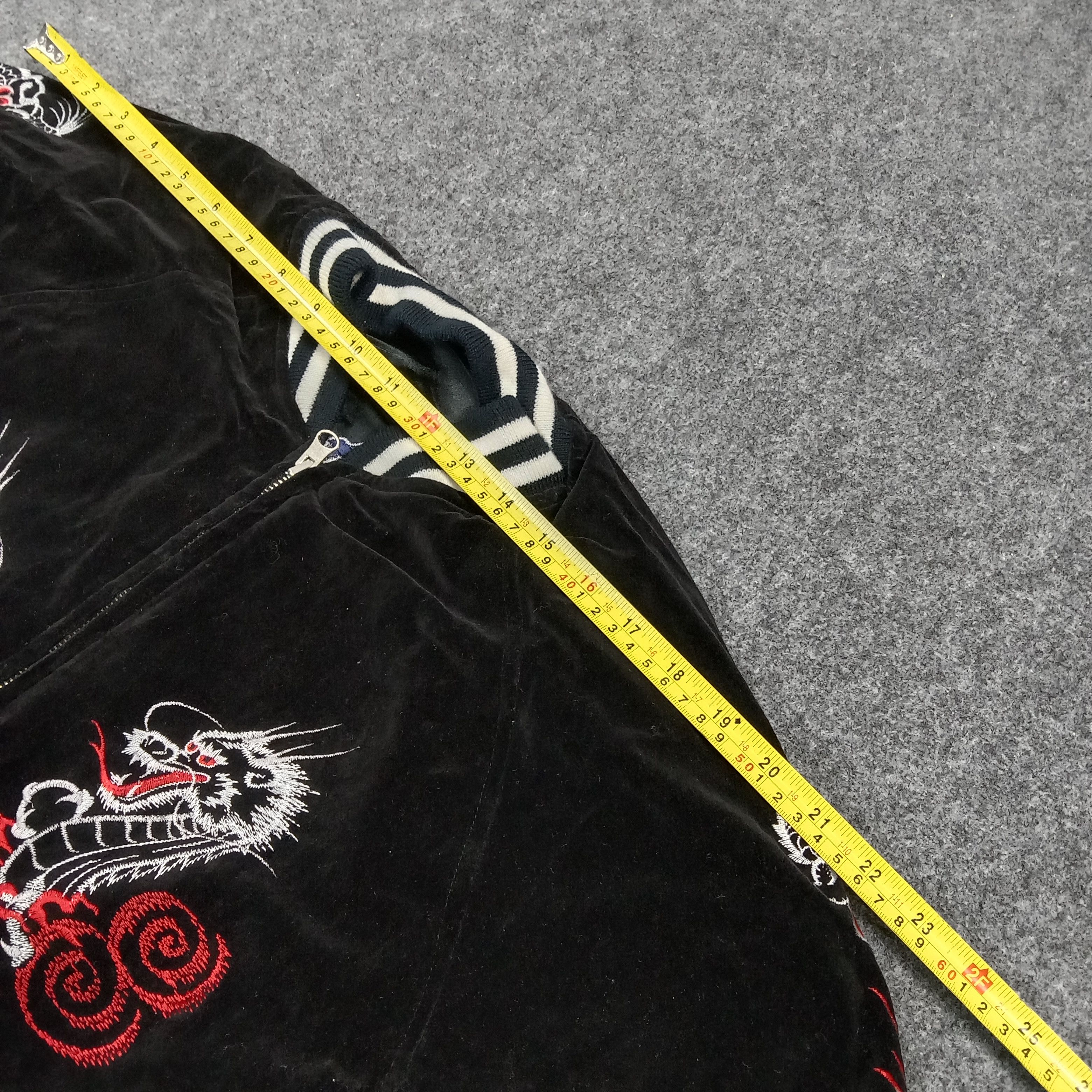 Japanese Brand Reversible Sukajan Bomber American Spirit Shoot One C291N24 Size US M / EU 48-50 / 2 - 9 Thumbnail